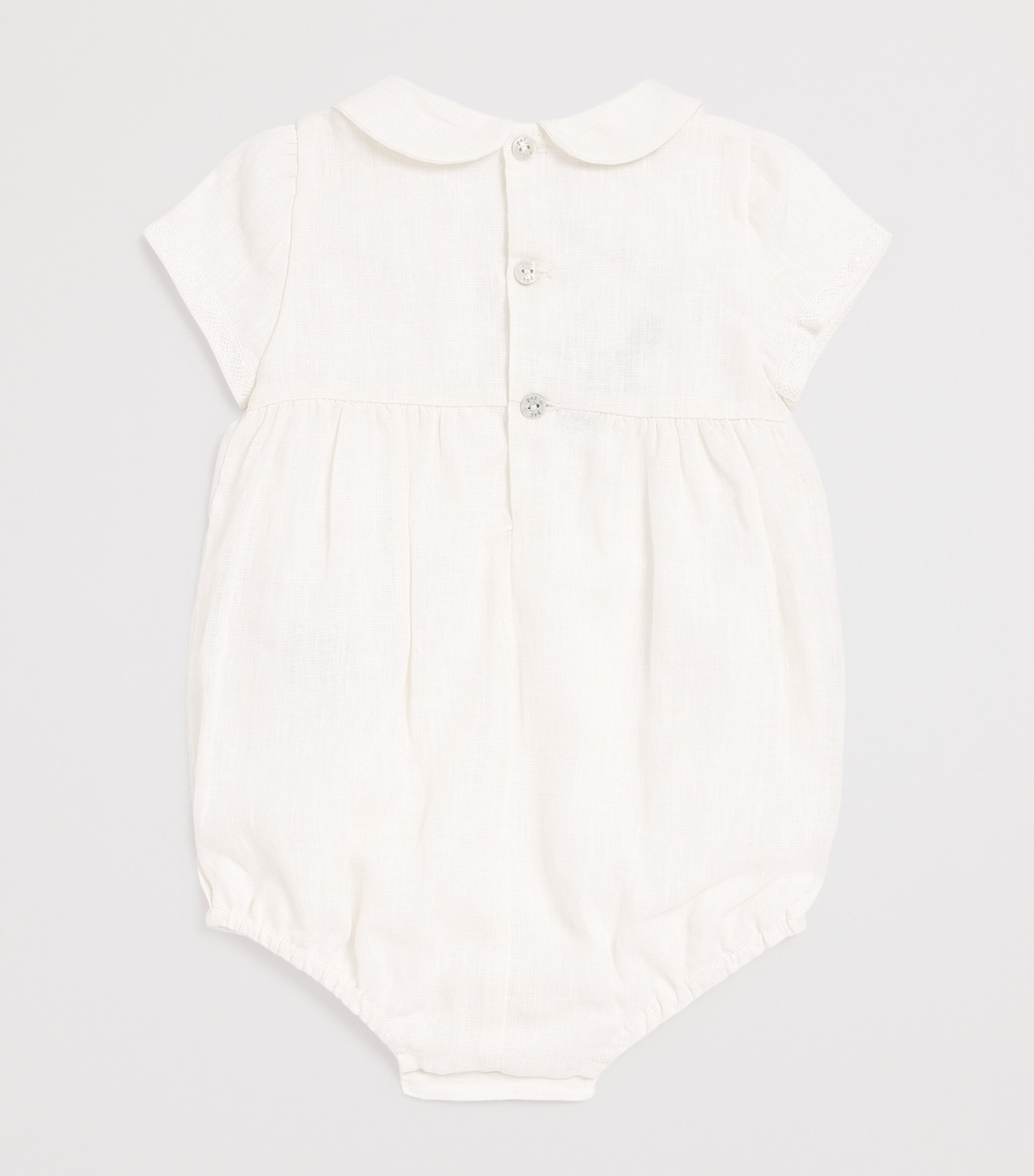 Linen Alegra Bodysuit (1-24 Months) 60 T2073 CREAM Image 2