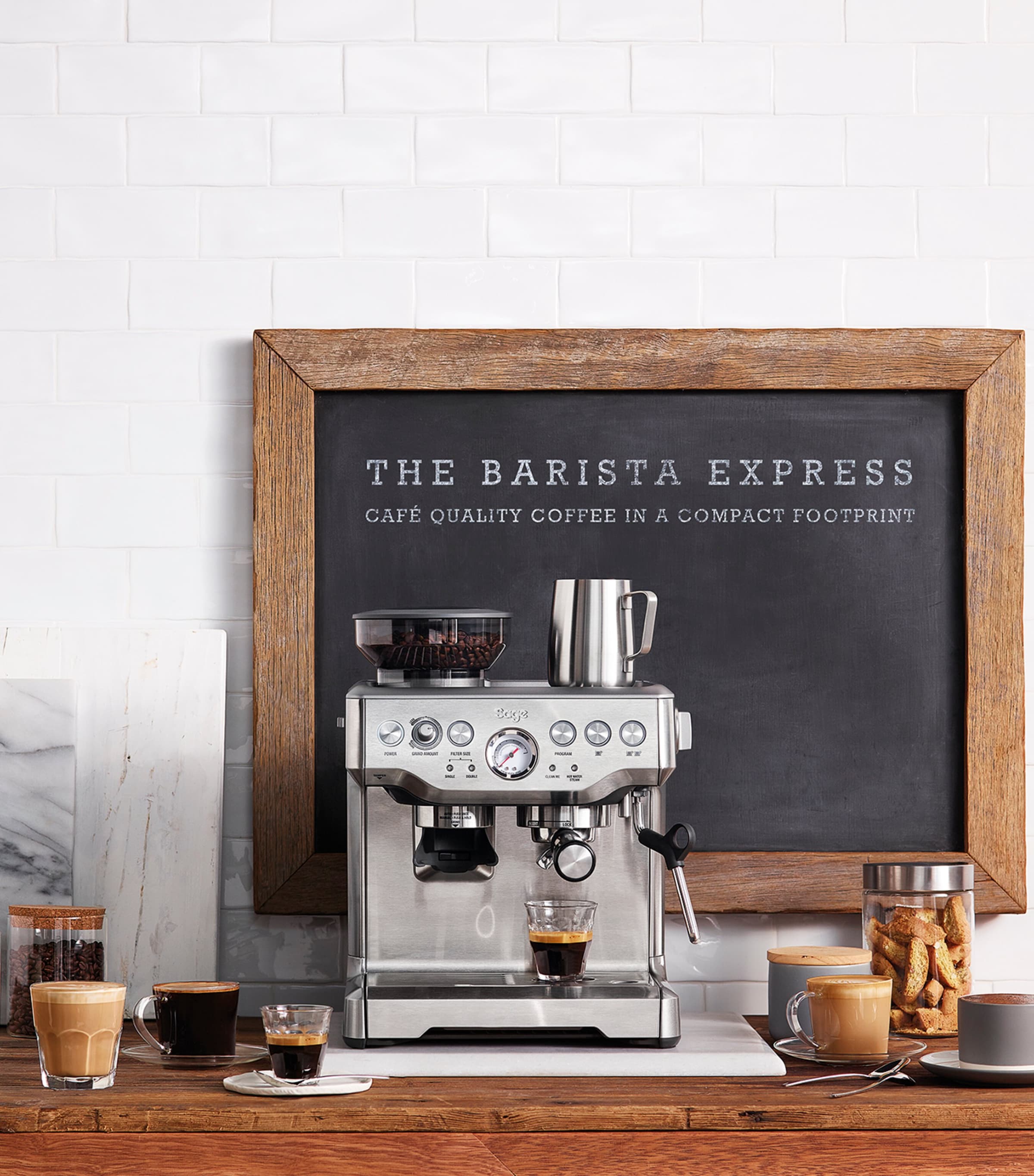 The Barista Express Coffee Machine METALLIC Image 4