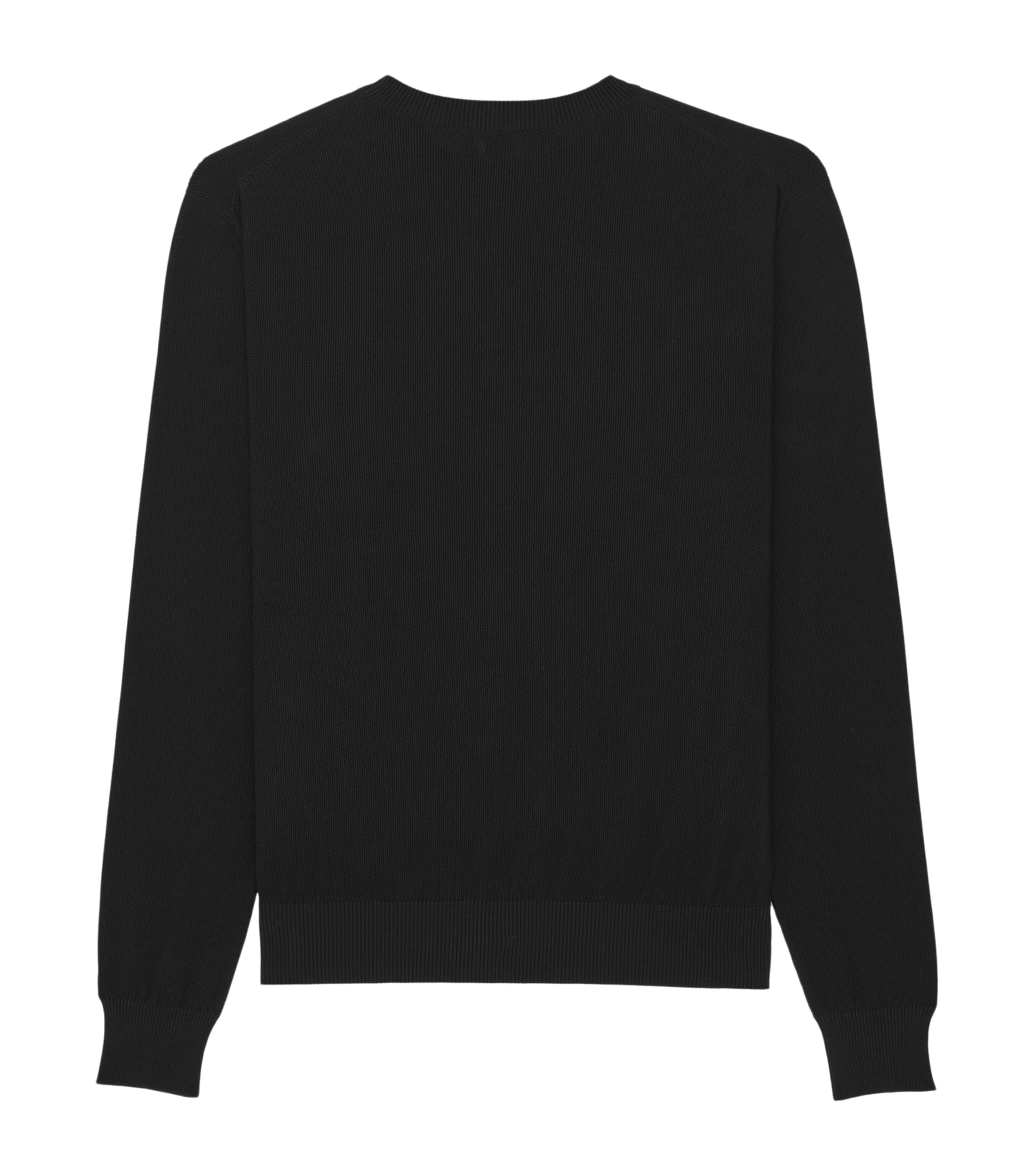 Cotton Crew-Neck Sweater 1000 Image 2