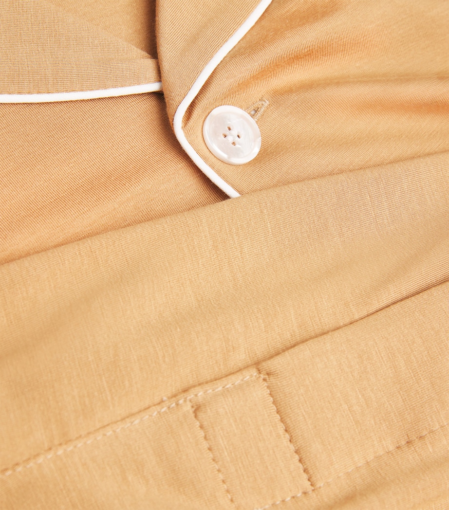 Micromodal Long Basel Pyjama Set NEUTRAL Image 5