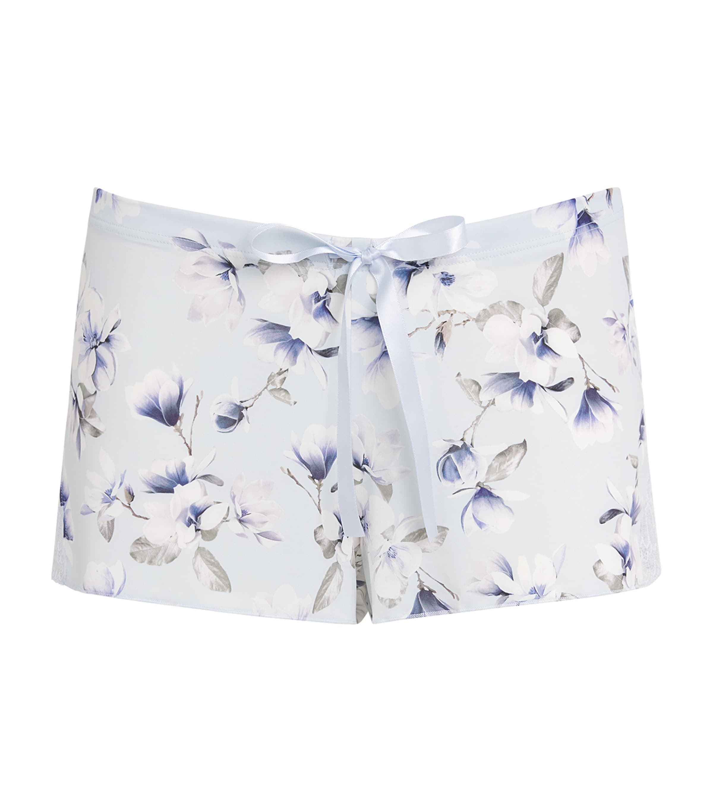 Fantasie Lace-trim Floral Lucia Pyjama Shorts In White