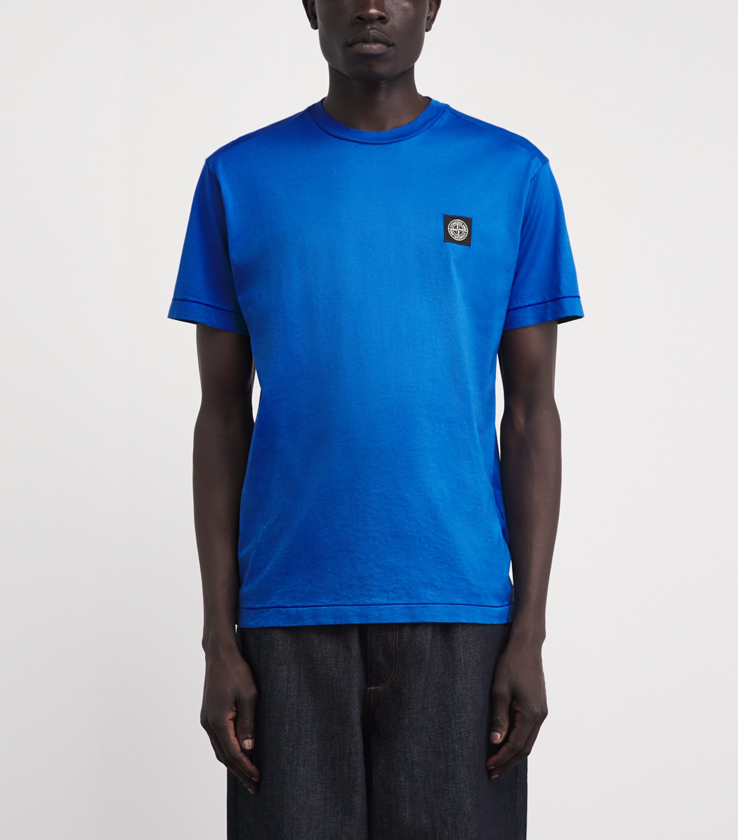 Stone Island Mens Cotton Compass T-Shirt Image 4