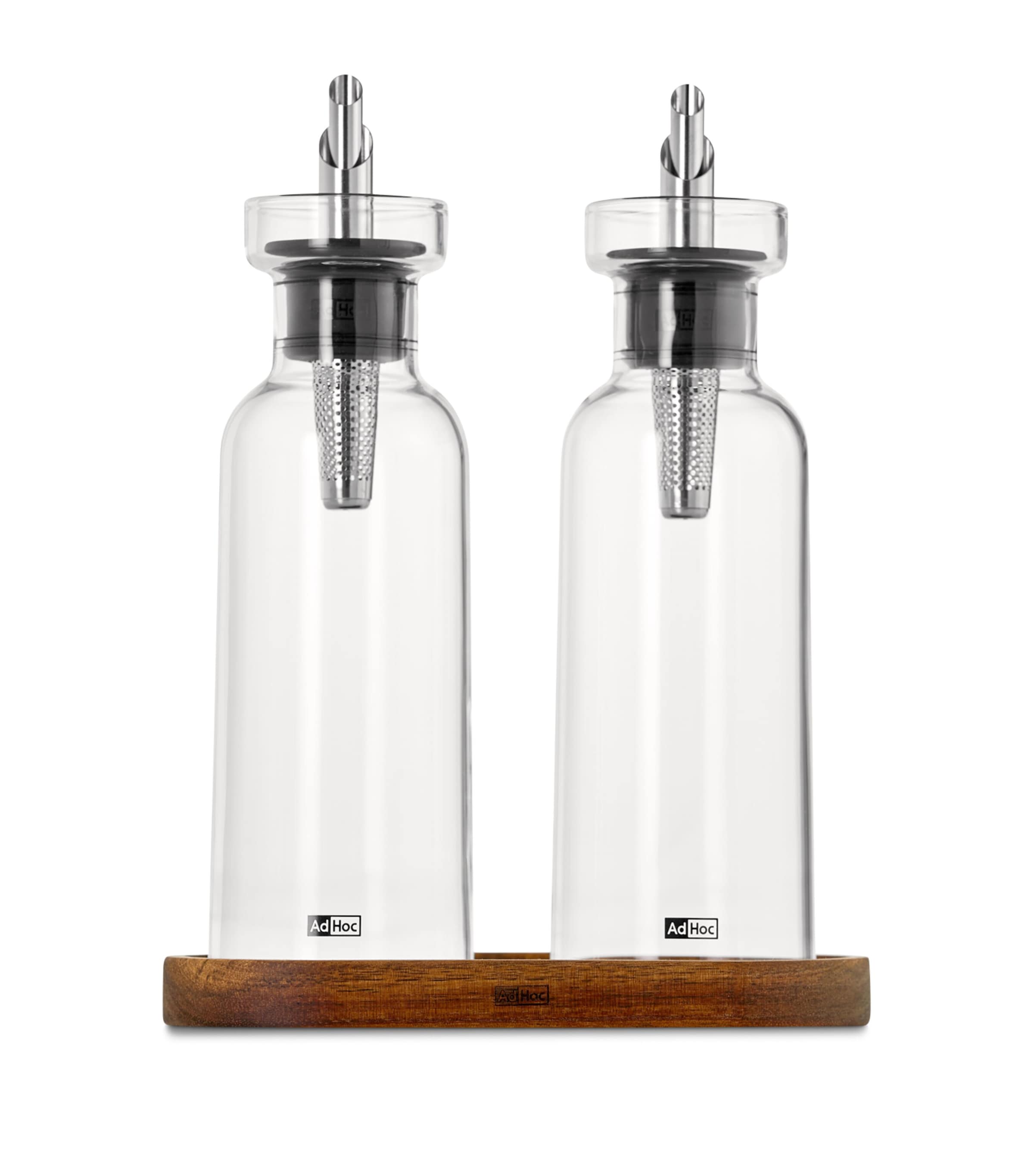 Cole & Mason Set of 2 Oil and Vinegar Aroma Pourers (300ml) Clear Image 1