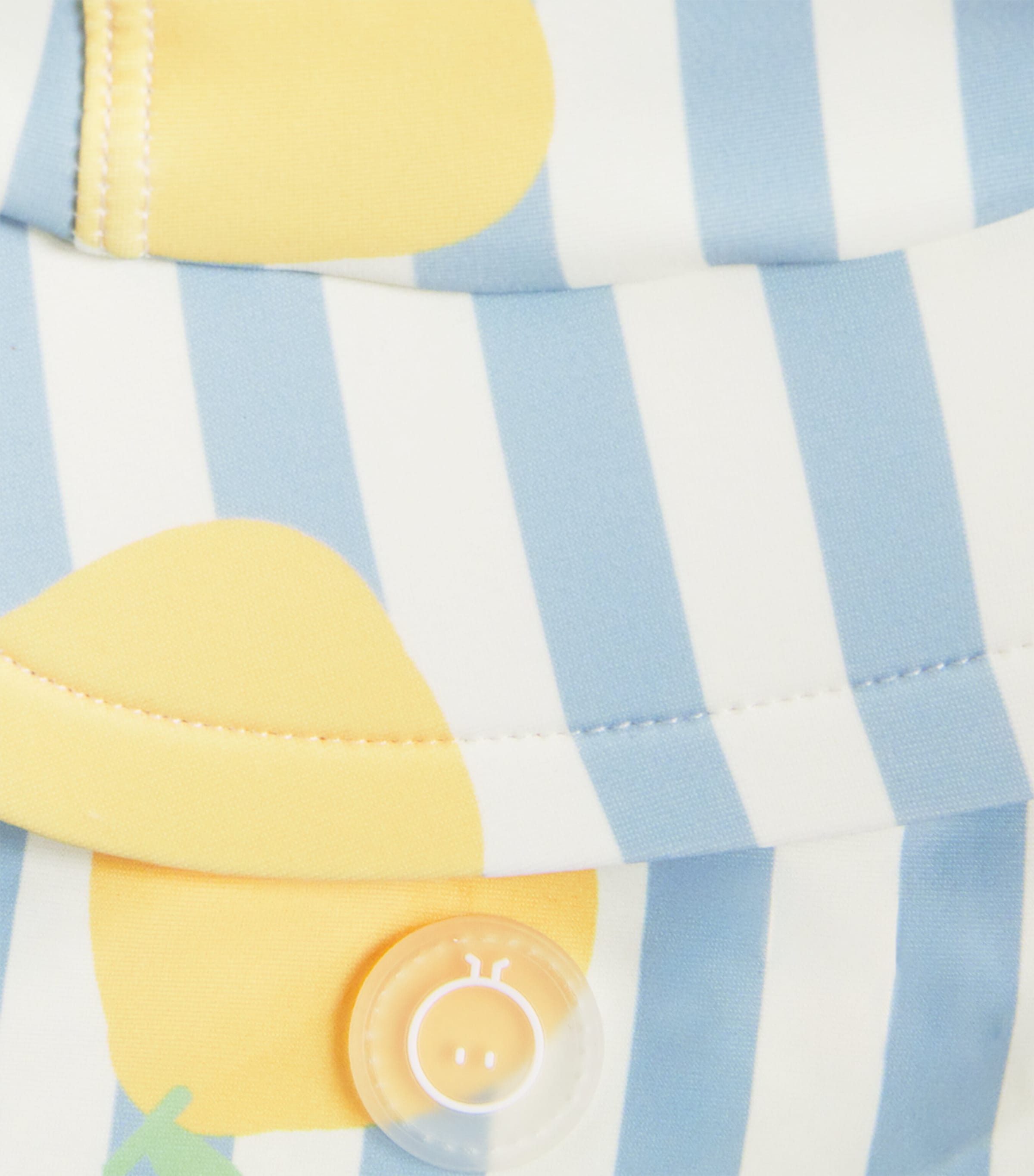 MORI Lemon Swim Hat (9-12 Months) Lemon & Blue Image 3
