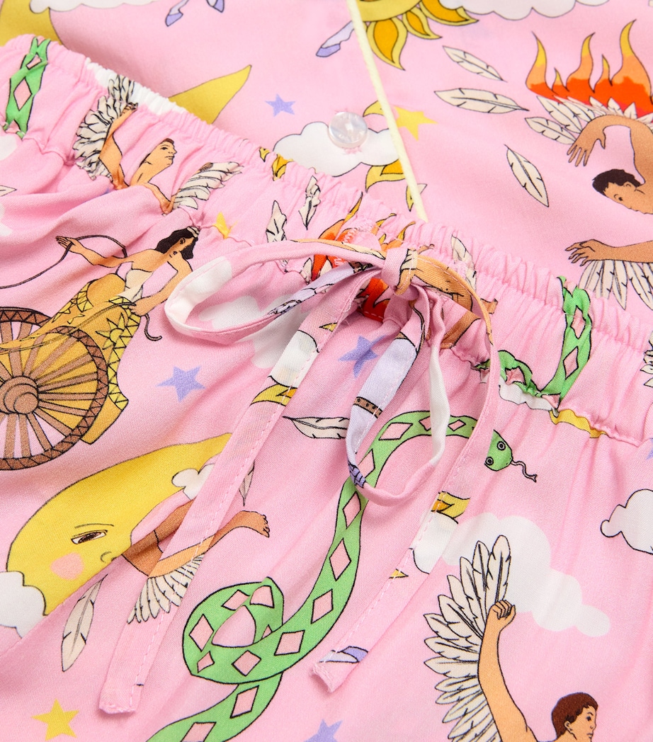 Greek Mythology Pyjama Set (2-13 Years) PINK Image 3