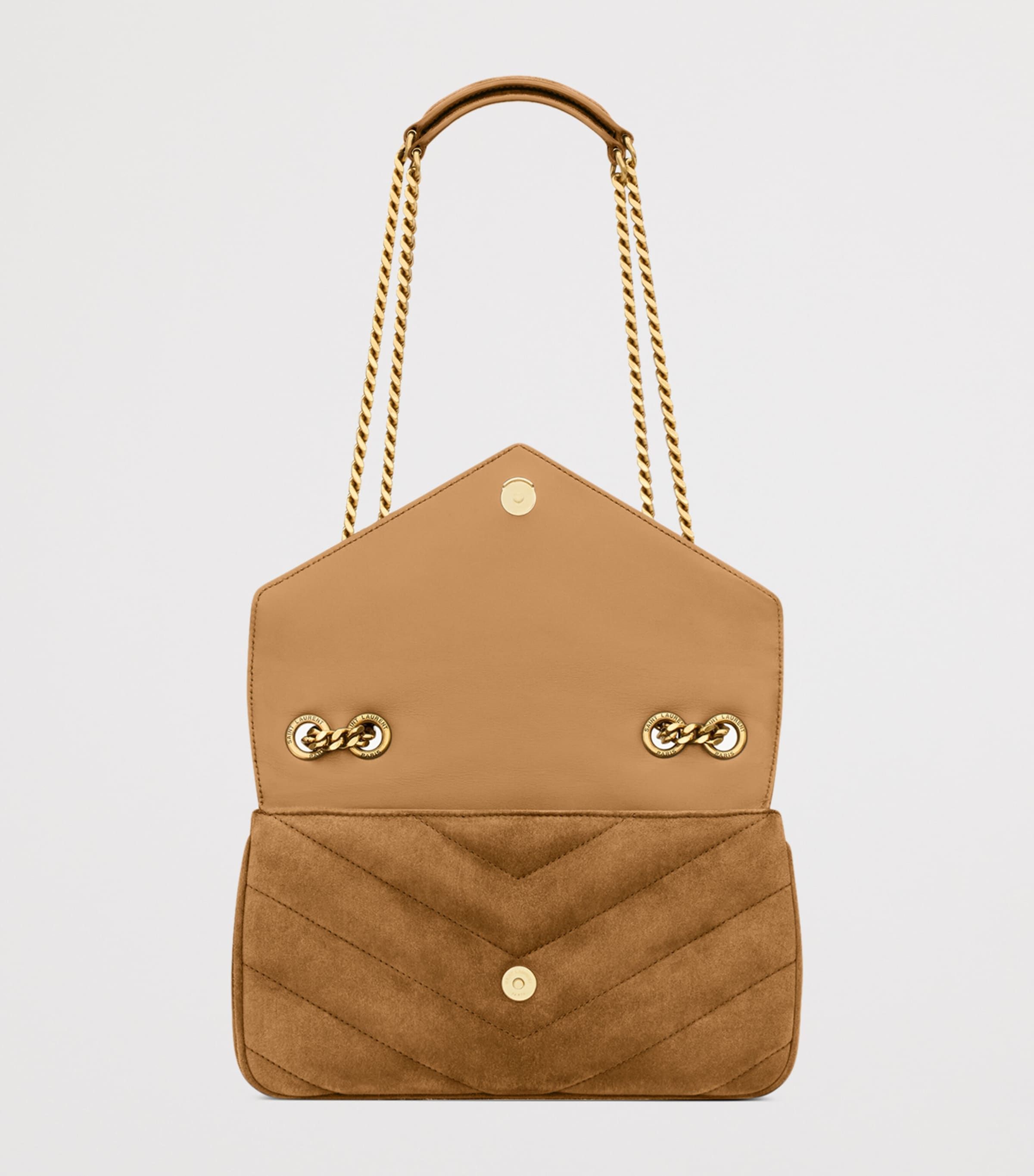 Saint Laurent Small Suede Loulou Shoulder Bag Image 4