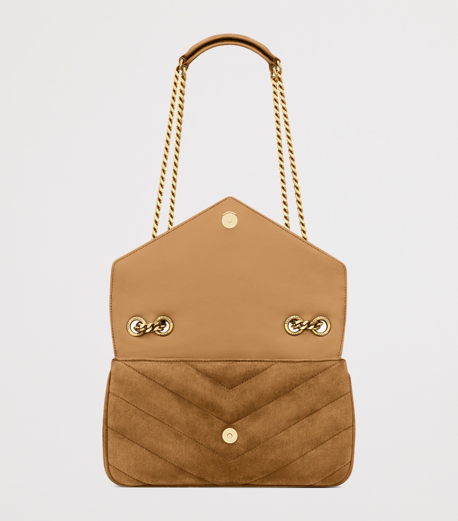 Saint Laurent Small Suede Loulou Shoulder Bag Image 4