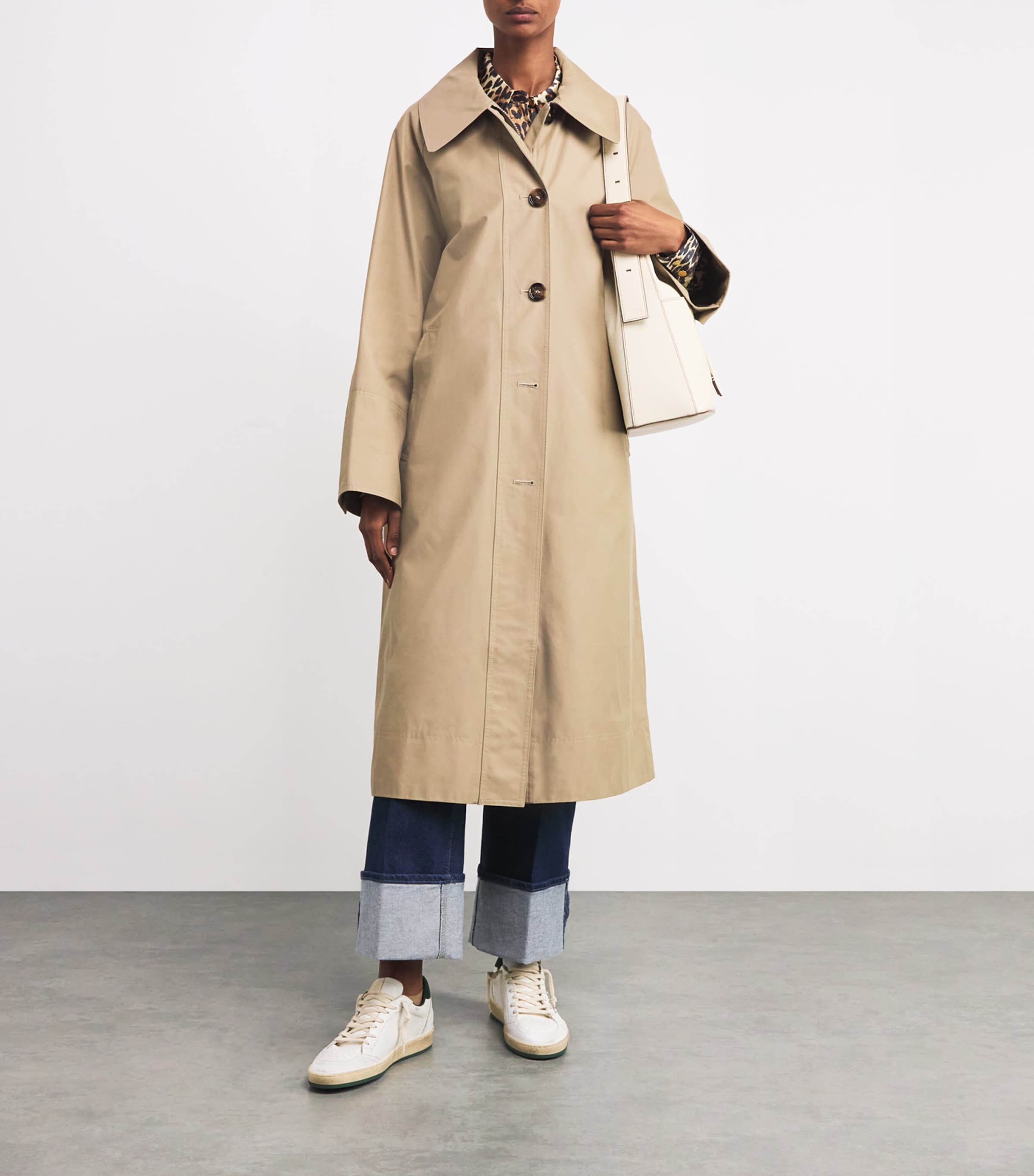 Leather Ball Star Sneakers WHITE/COMB Image 5