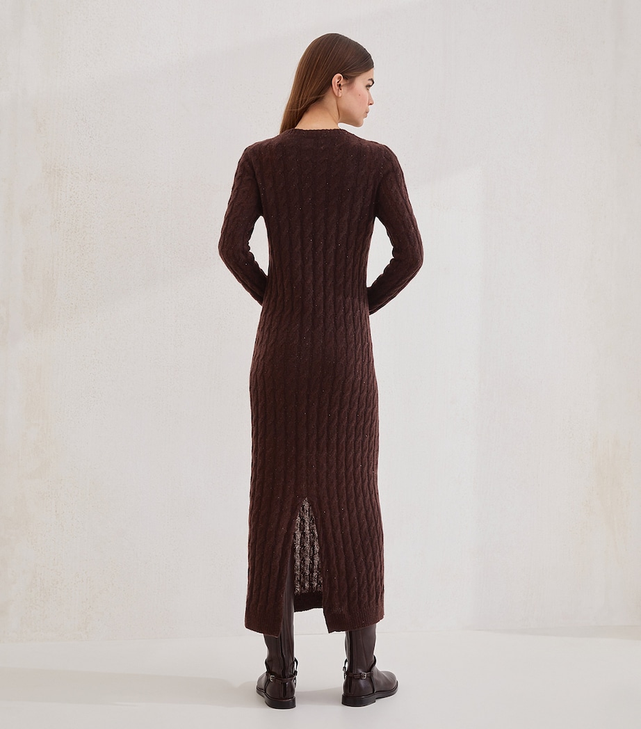 Cable-Knit Maxi Dress C4211 Image 2