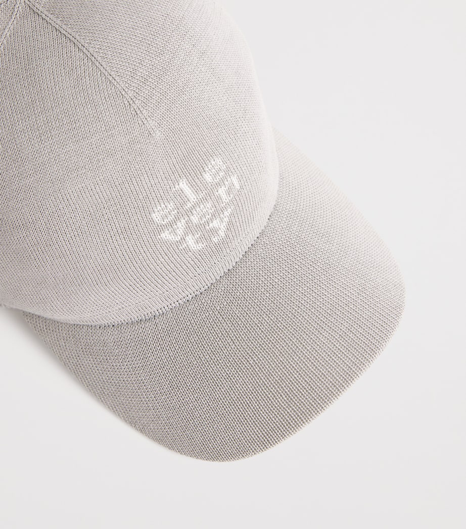 Cotton-Blend Logo Baseball Cap ANTICO Image 4