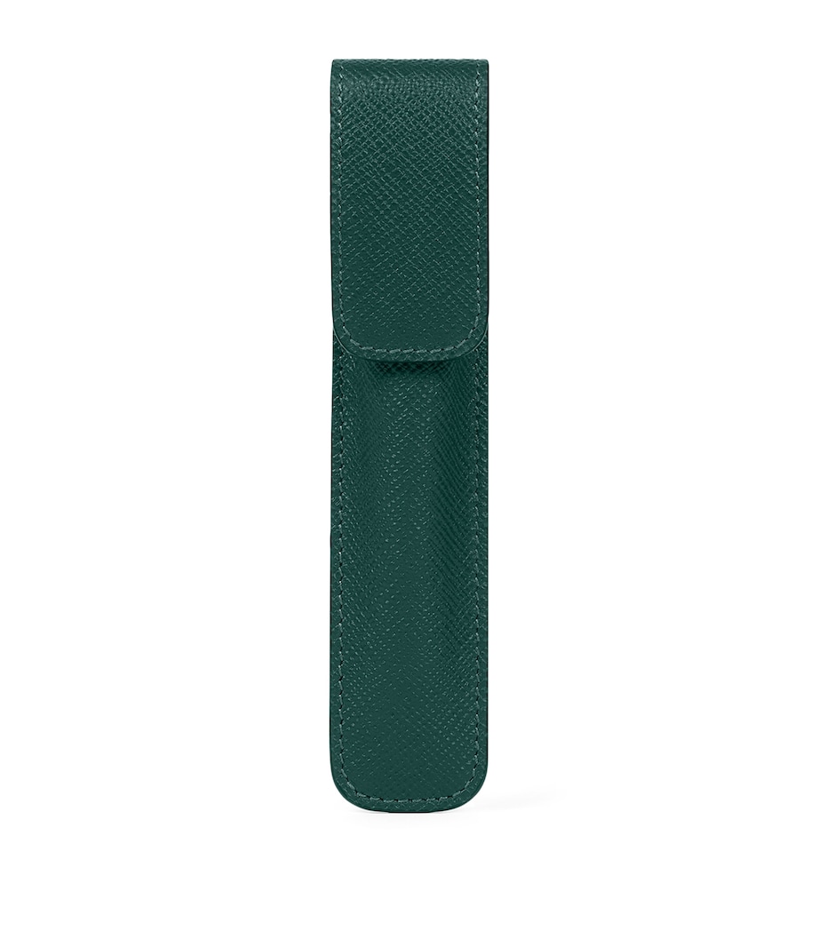 Leather Pen Sleeve FOREST GREEN Image 1