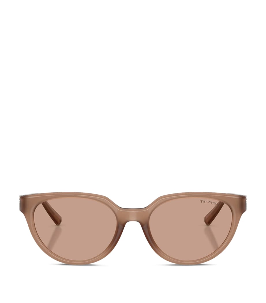Tiffany & Co. TF4256D Cat Eye Sunglasses Brown Image 1