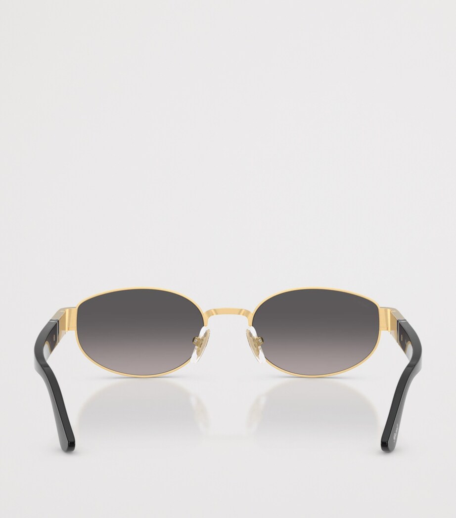 Persol PO1024S Oval Sunglasses Gold Image 3