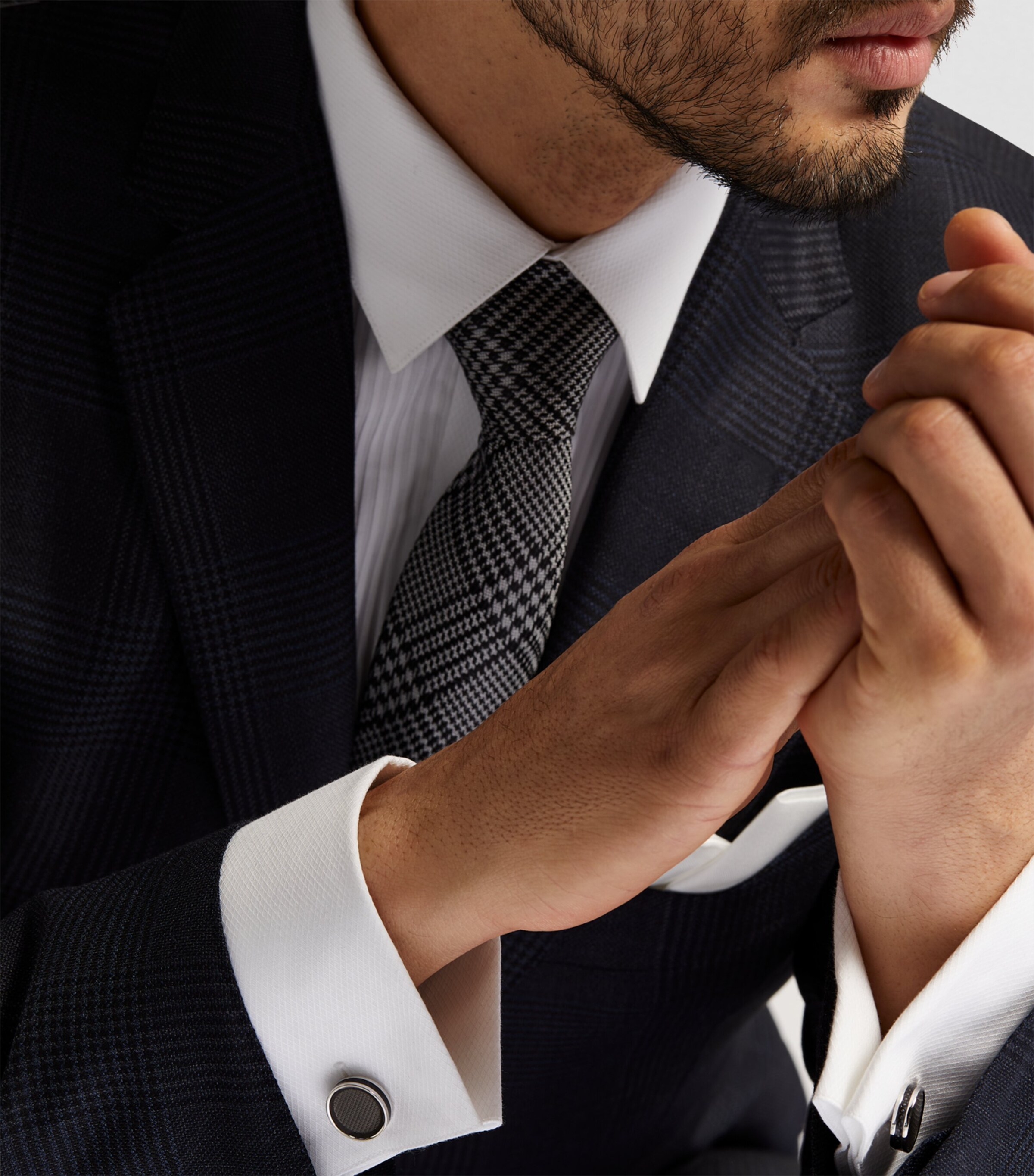 Tablet Ice Cufflinks BLACK Image 6