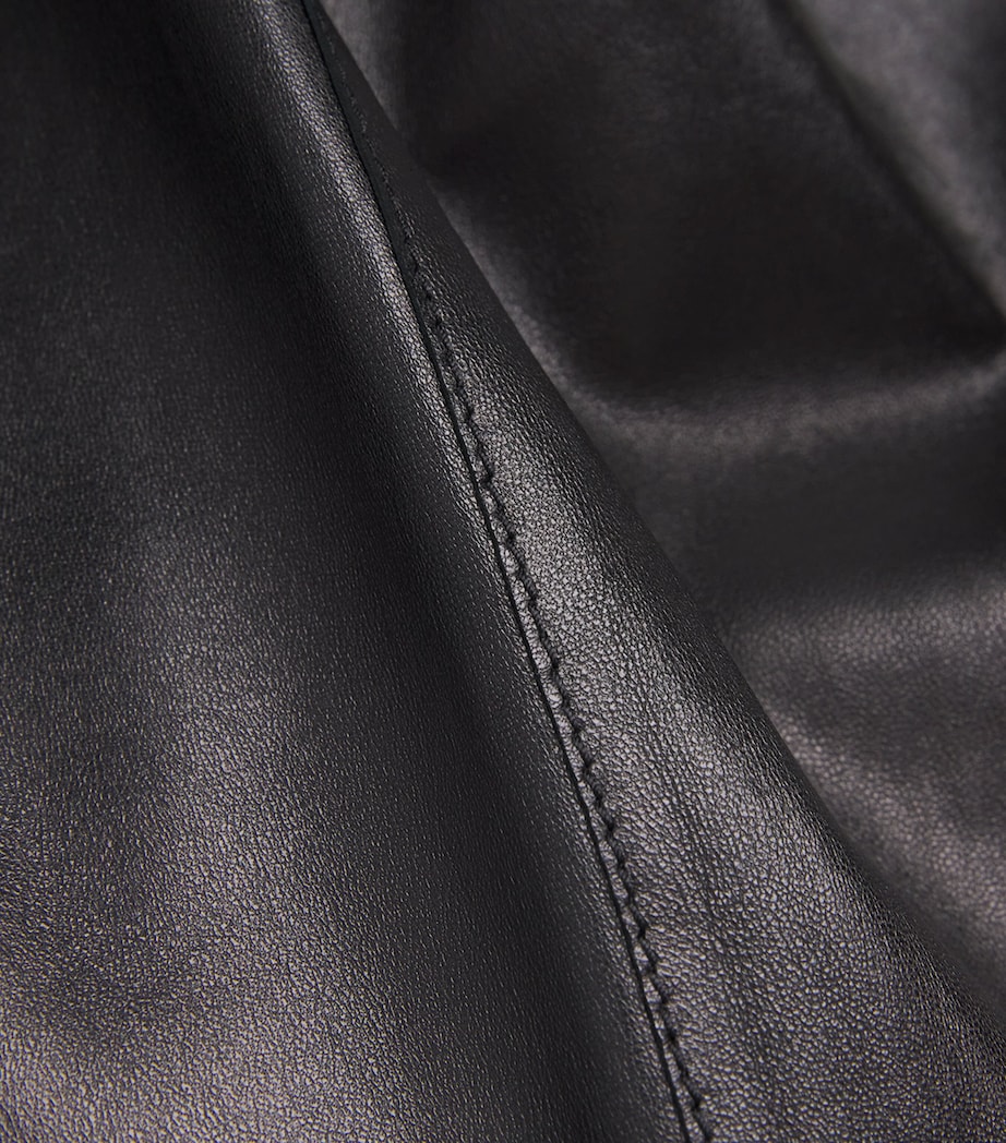 Lambskin Sullivan Straight Trousers 0001900 BLACK Image 5