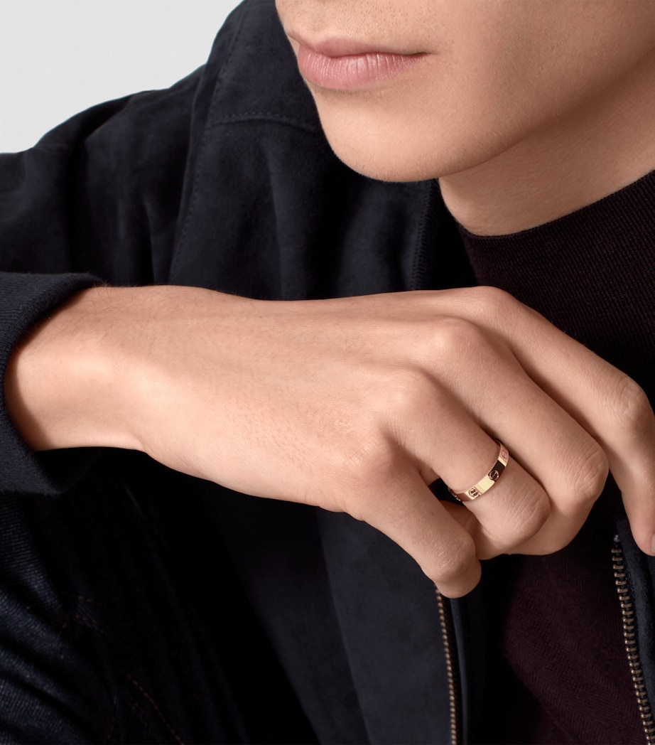 Yellow Gold LOVE Wedding Band NO COLOUR Image 2