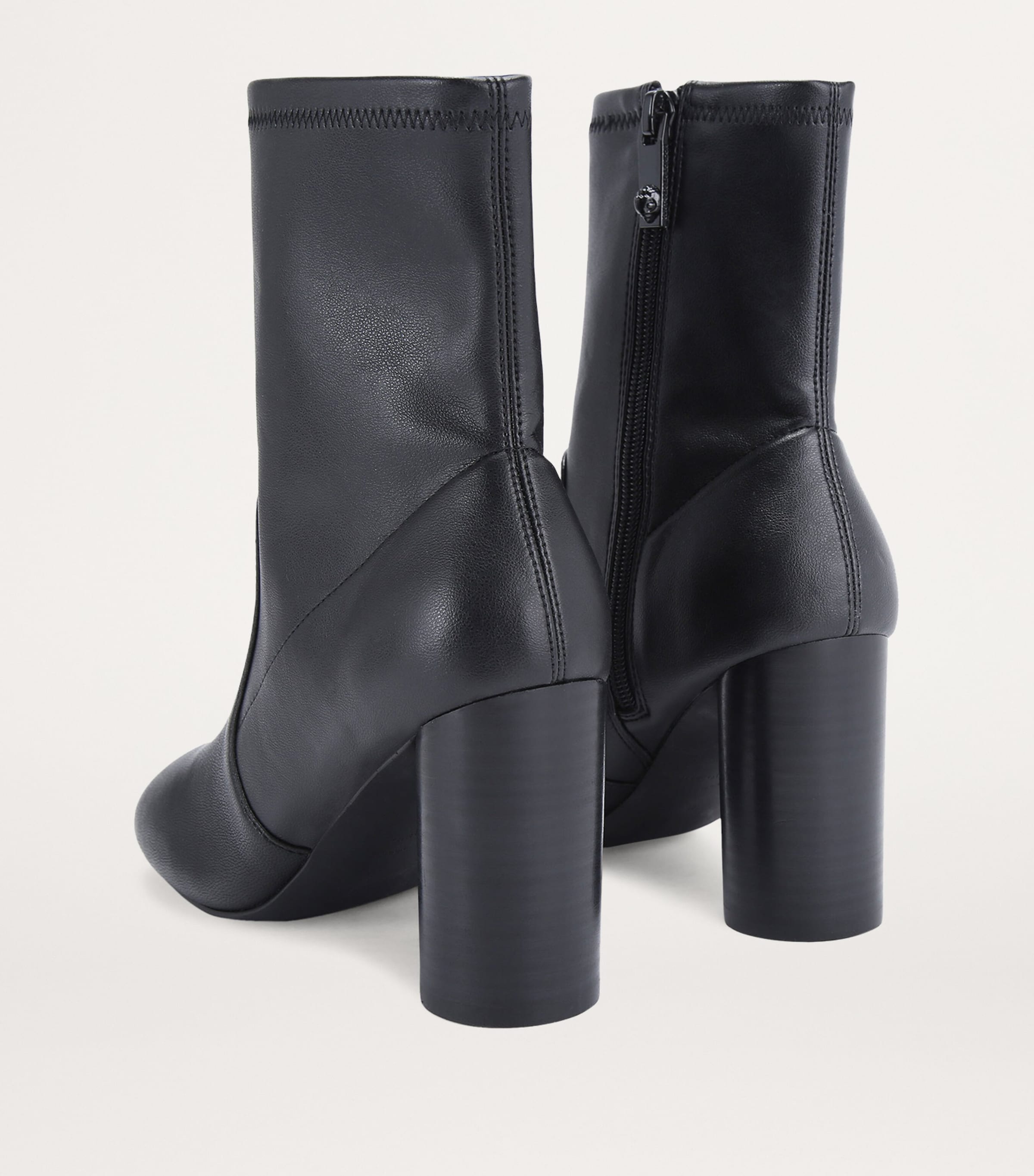 Kurt Geiger London Black Leather Langley Round Ankle Boots 90