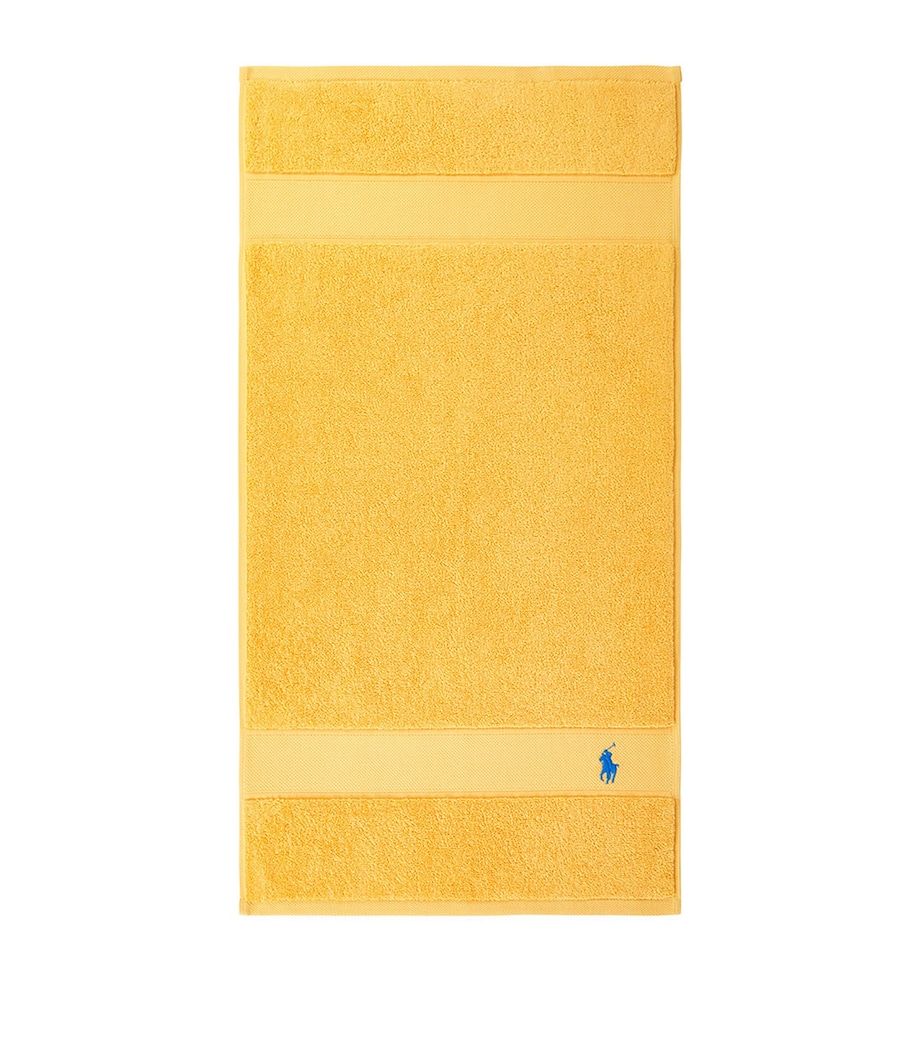 Polo Player Guest Towel (40cm x 75cm) YELLOW Image 3