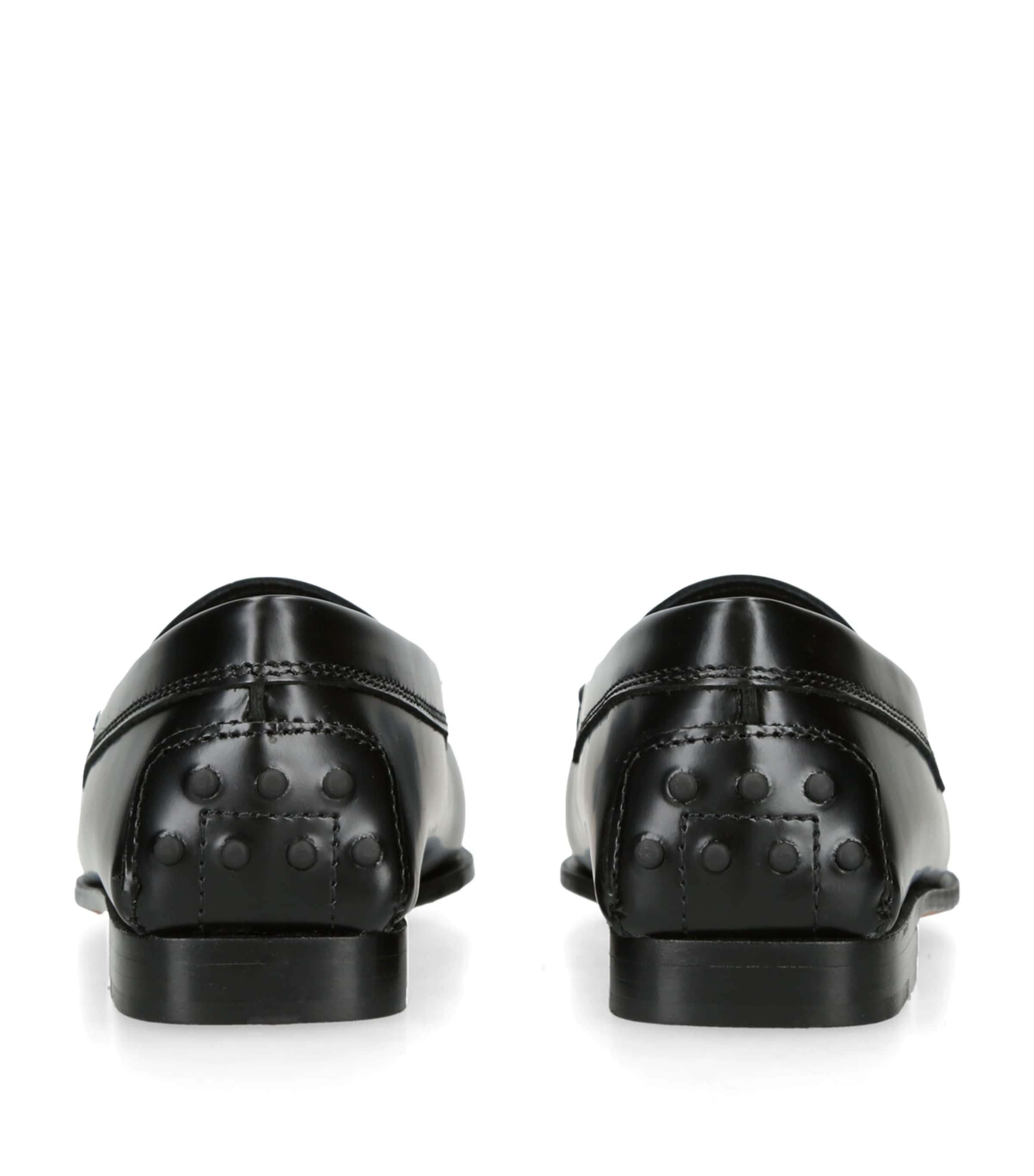 Tod's Leather Mocassino Loafers Brown Image 2