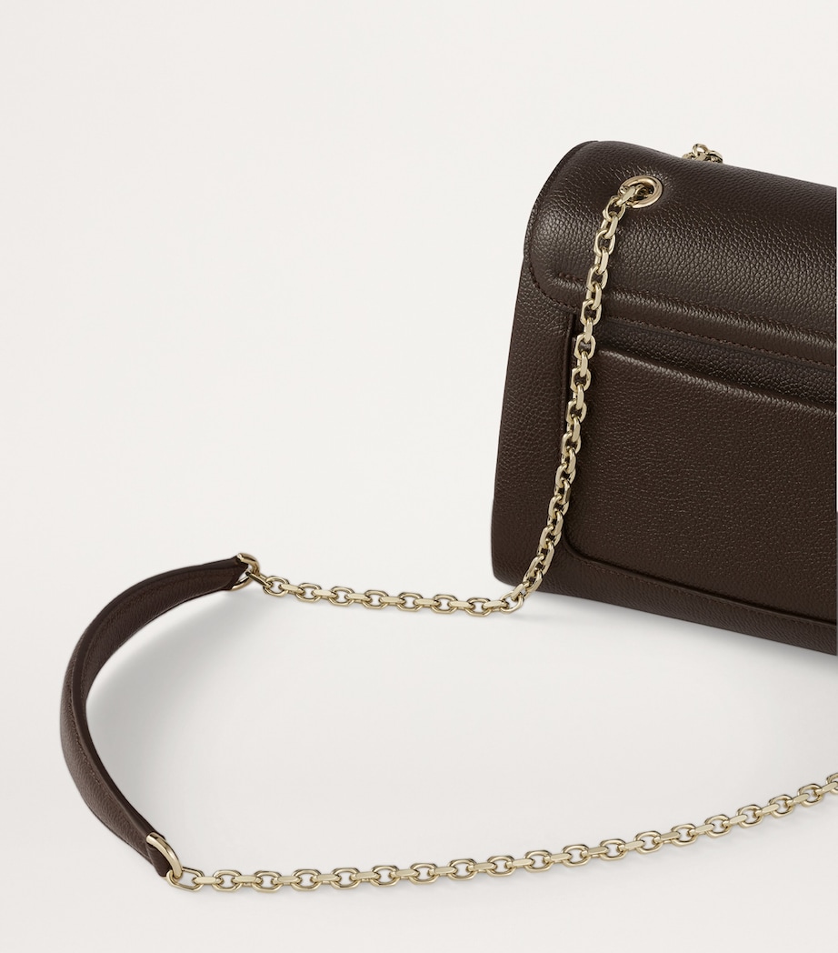 Leather Panthère de Cartier Chain Shoulder Bag TONKA BROWN Image 7