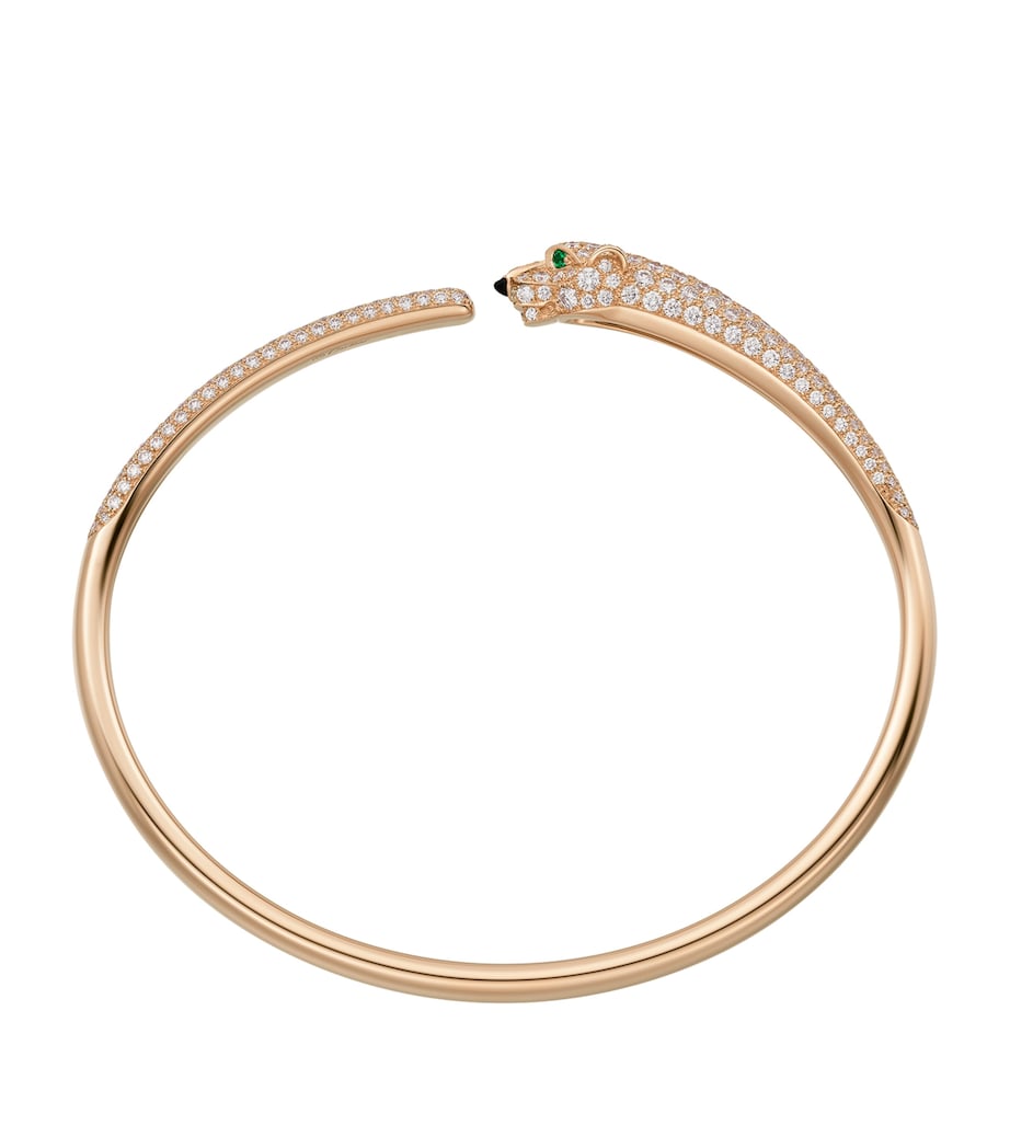 Rose Gold, Diamond and Emerald Panthère de Cartier Bracelet ROSE GOLD Image 4