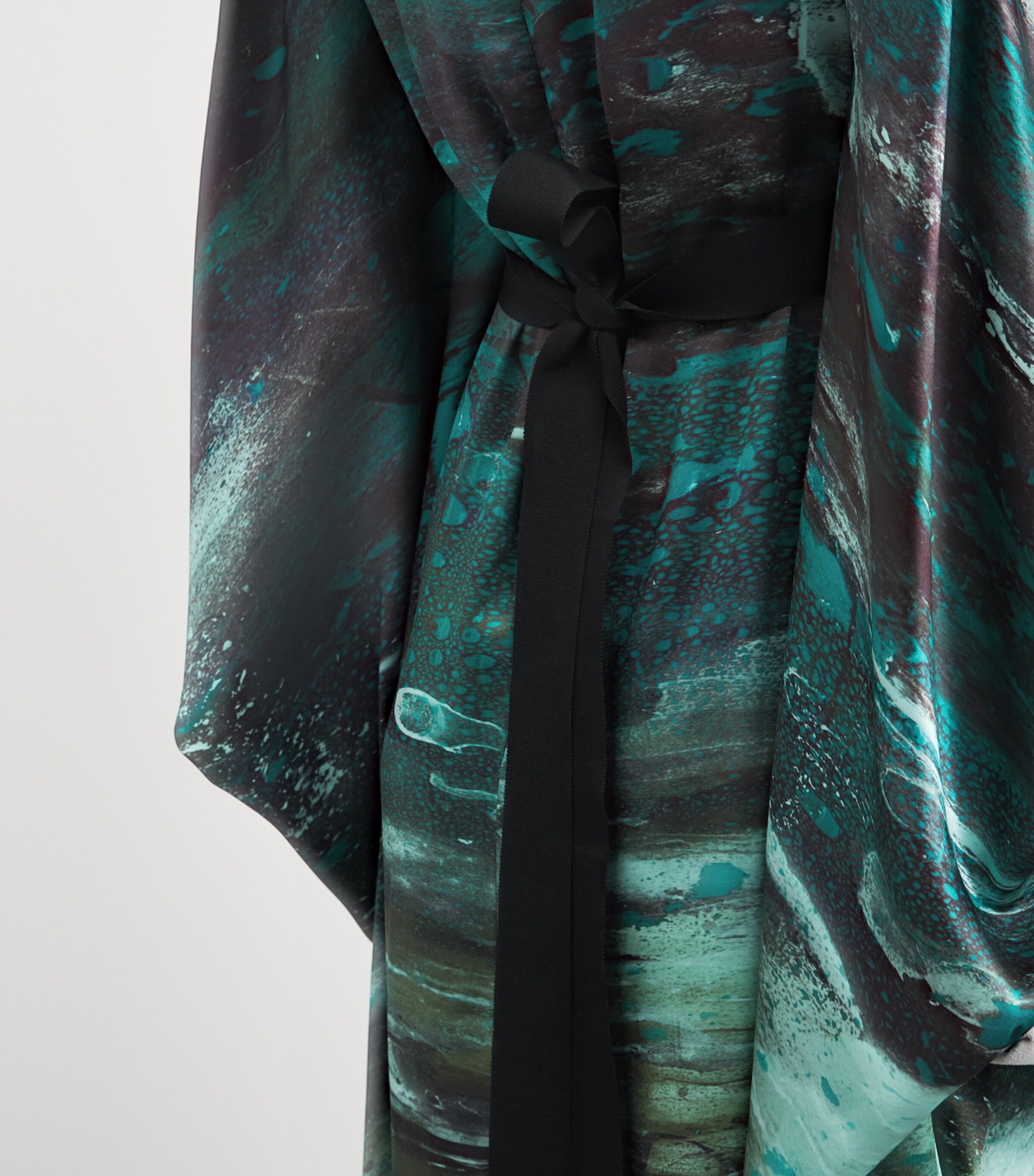 Roksanda Womens Silk Raziya Maxi Dress Brush Teal/mint Image 3