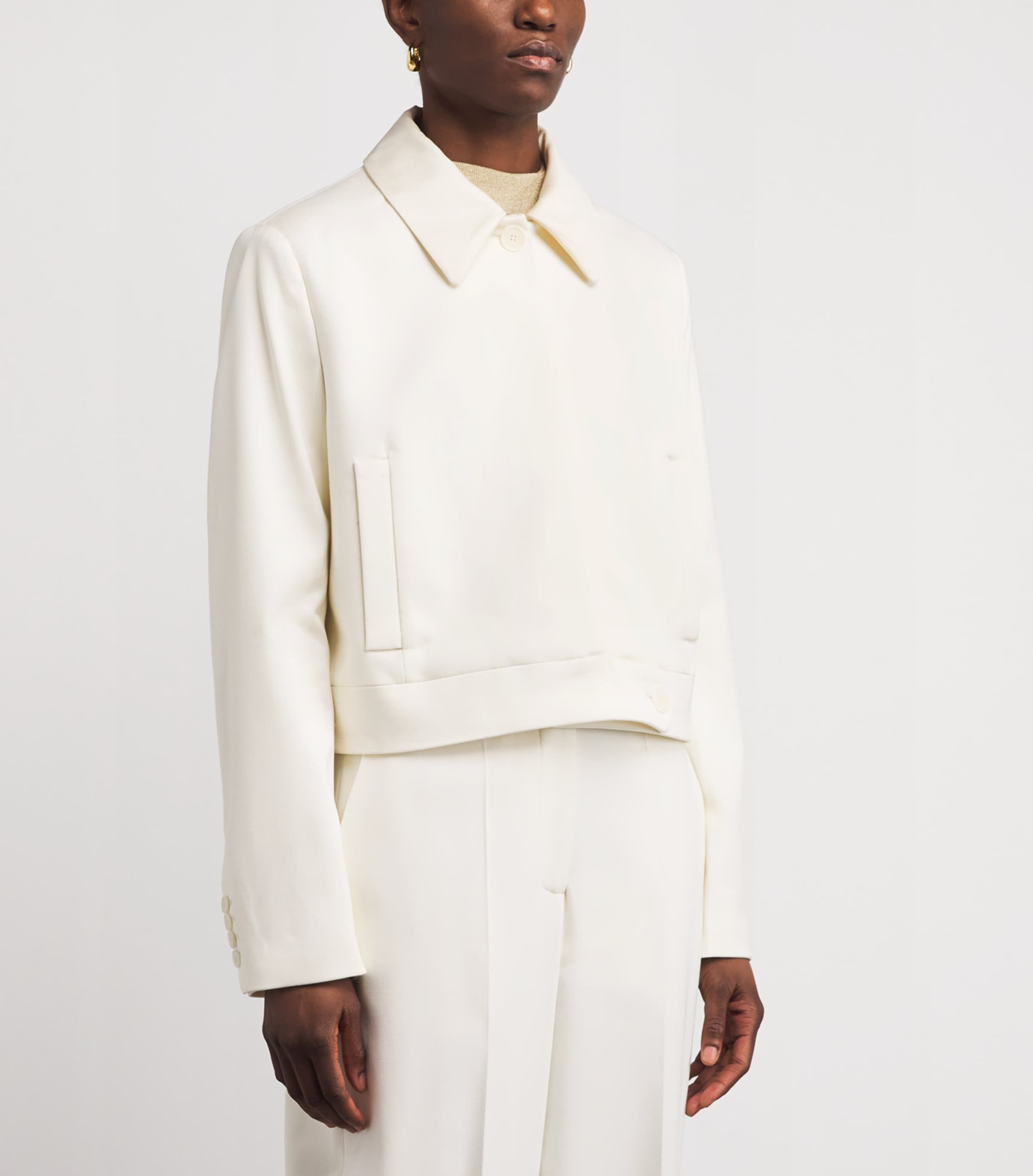 Crepe Abbe Tailored Jacket WAX Image 3