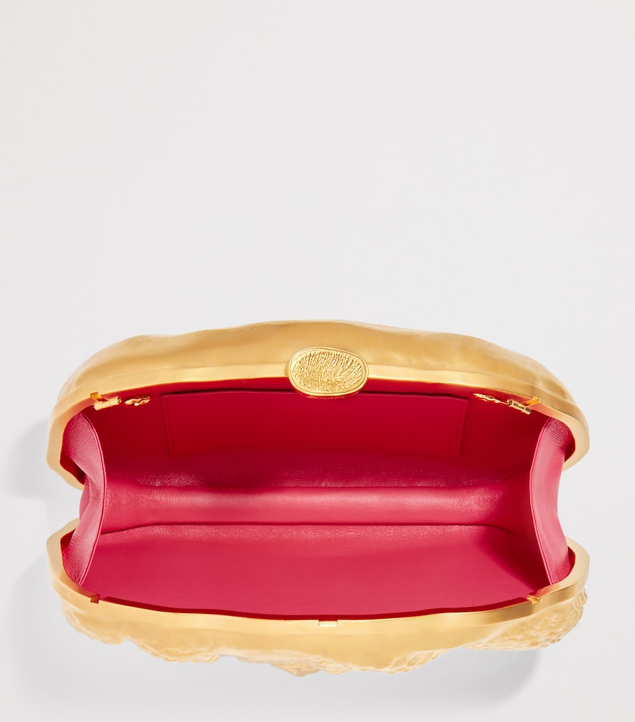Schiaparelli Serpent Clutch Bag Gold Image 5