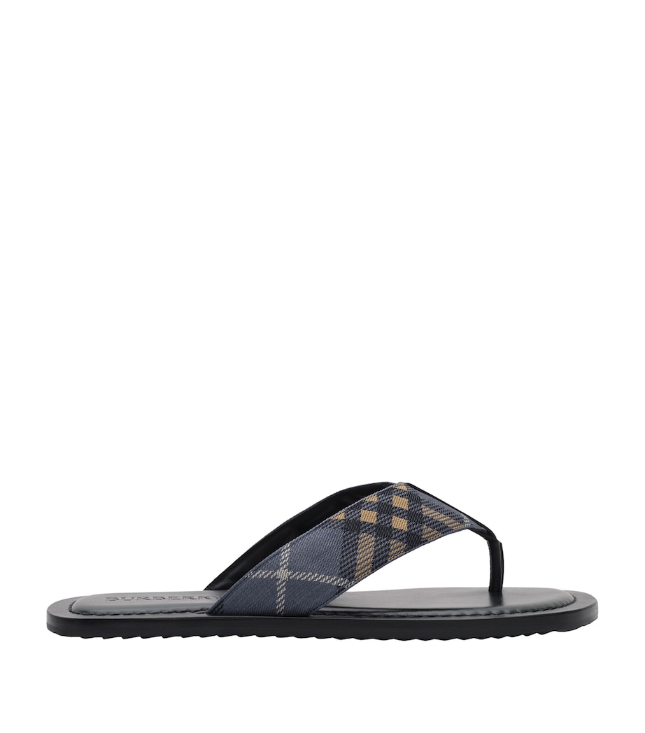 Burberry Check Pavilion Sandals Wave Blue Ip Check Image 1