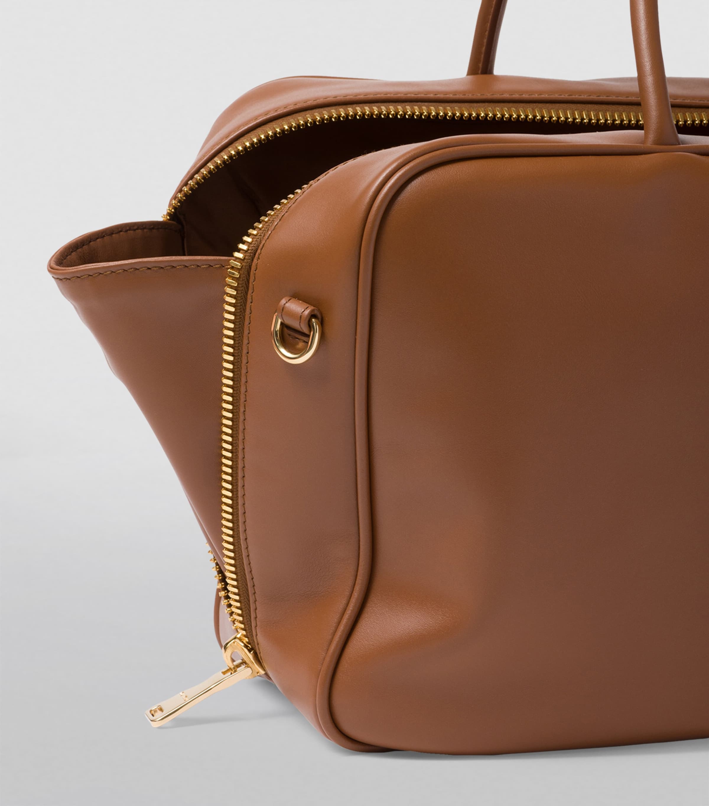 Leather Top-Handle Bag F0046 Image 5