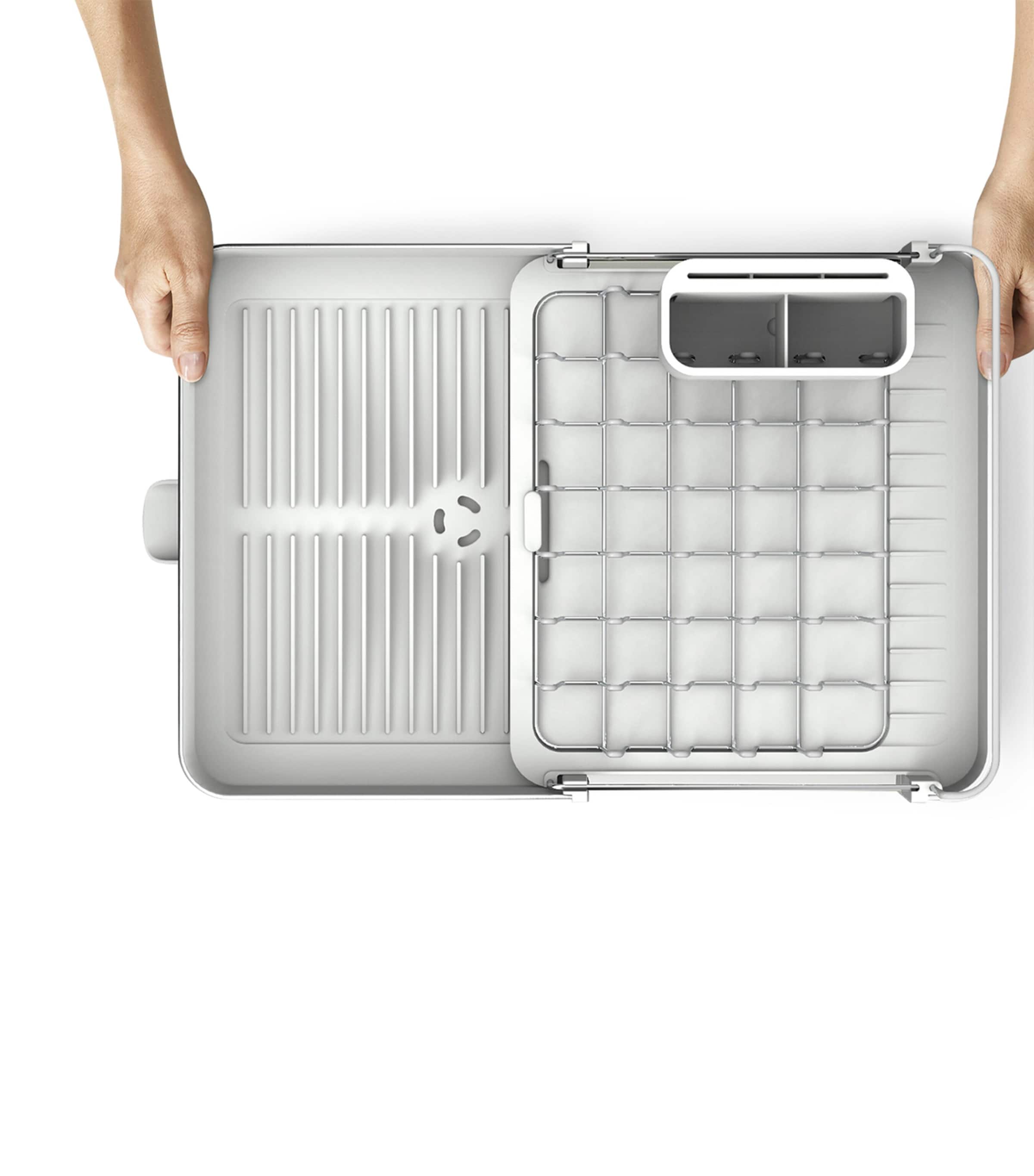 Joseph Joseph Extend Expandable Dish Rack Light Stone Image 2
