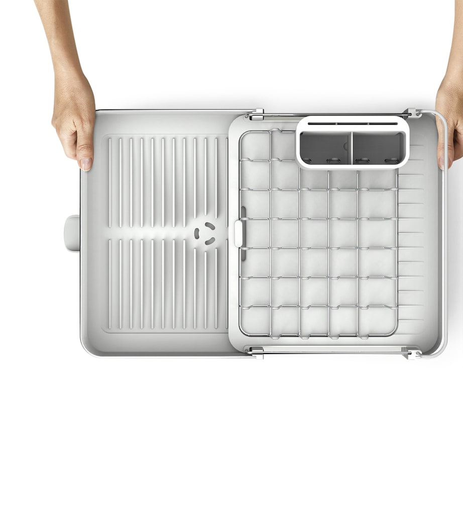 Joseph Joseph Extend Expandable Dish Rack Light Stone Image 2