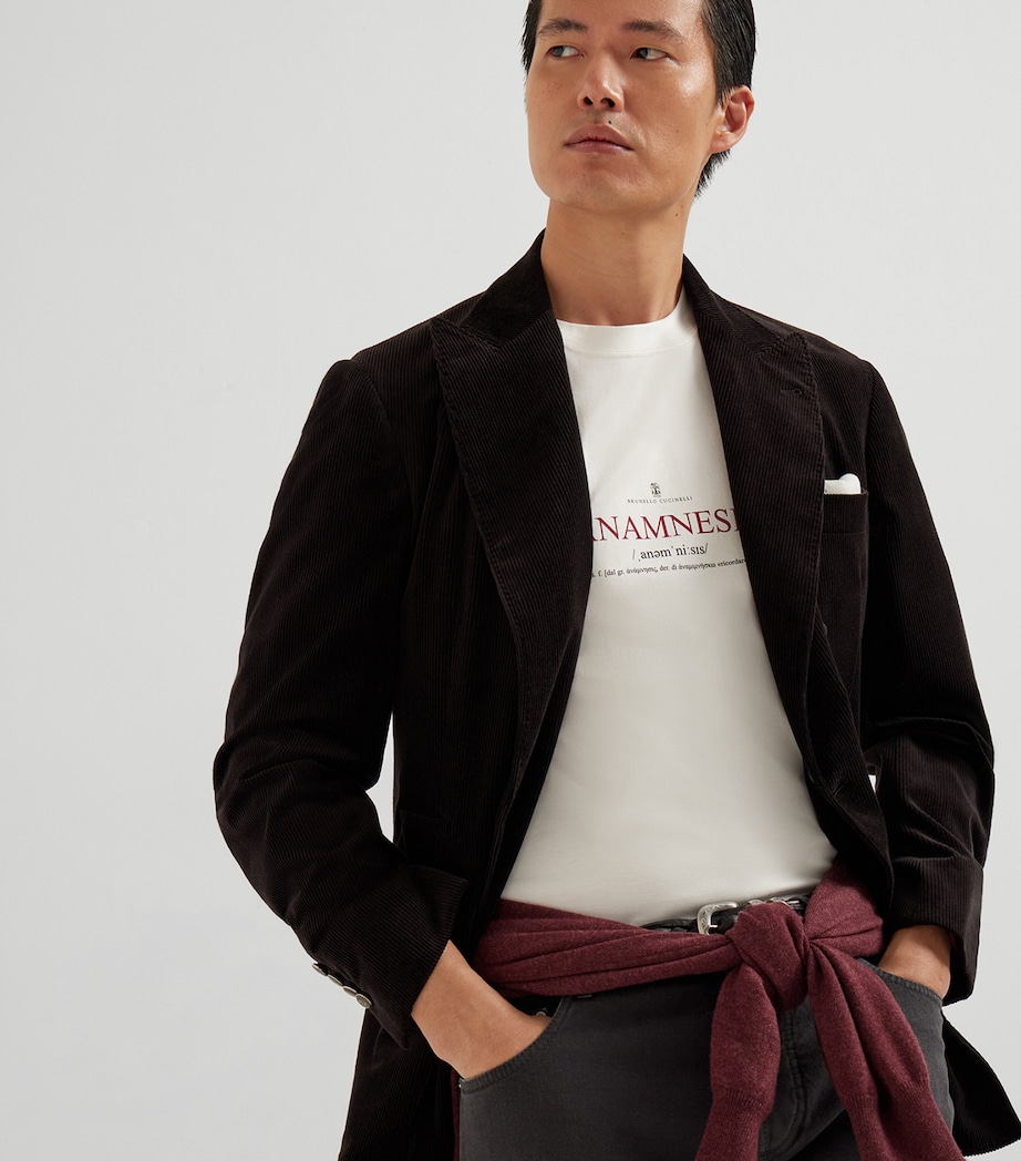 Cotton Anamnesis Print T-Shirt CRK45 Image 4