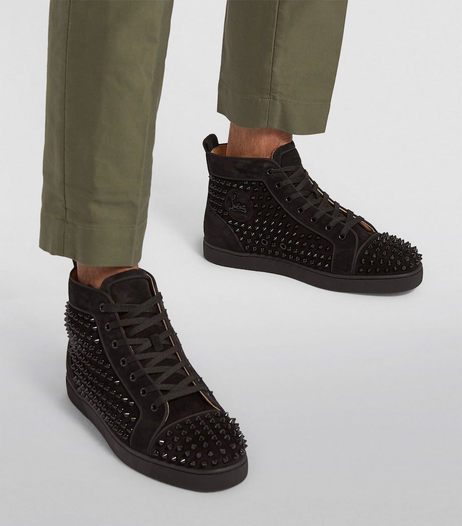 Louis Orlato Suede High-Top Sneakers B049 Image 3