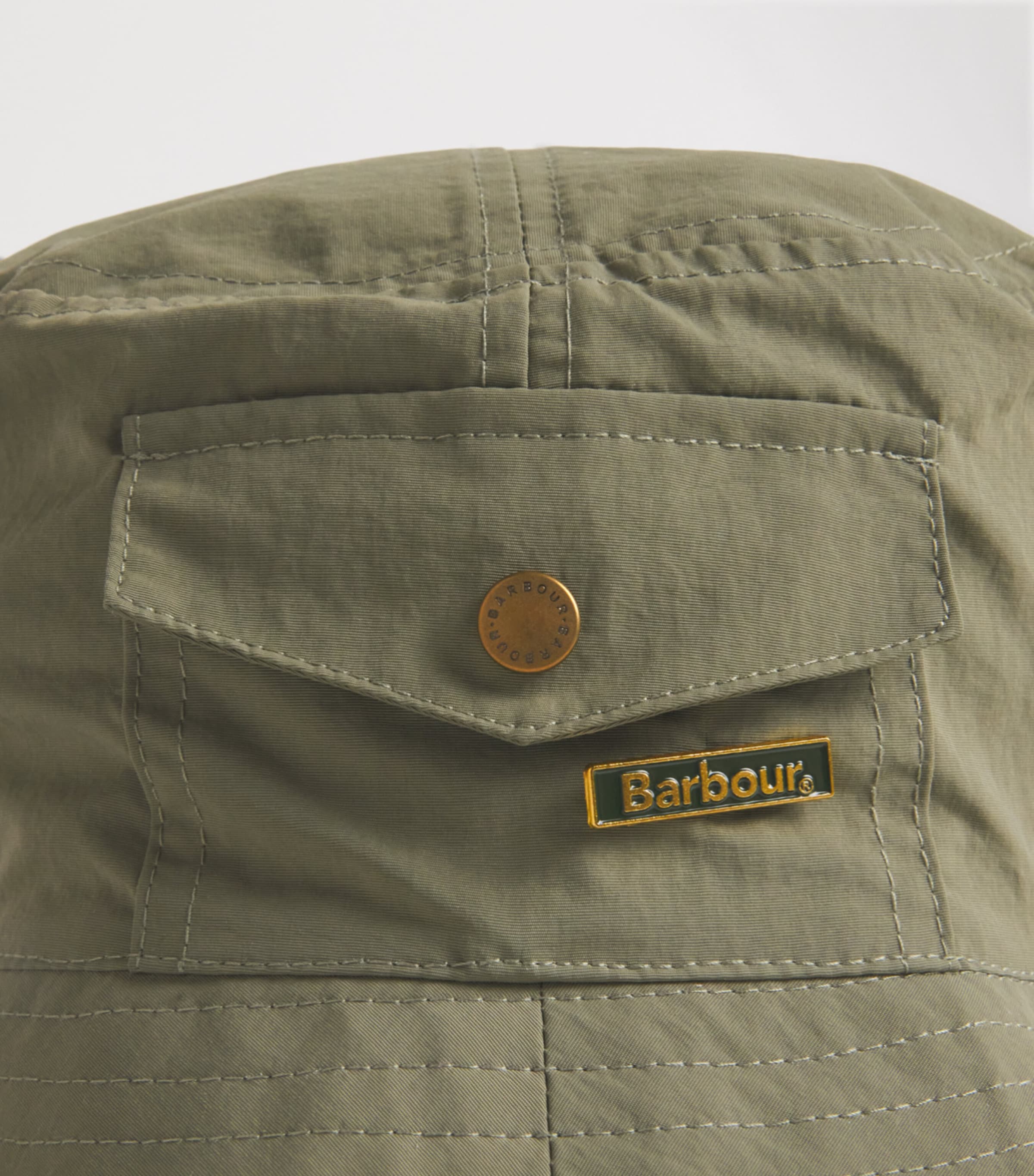 Showerproof Tracker Bucket Hat DUSTY OLIVEOL39 Image 5