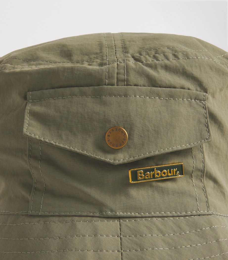 Showerproof Tracker Bucket Hat DUSTY OLIVEOL39 Image 5