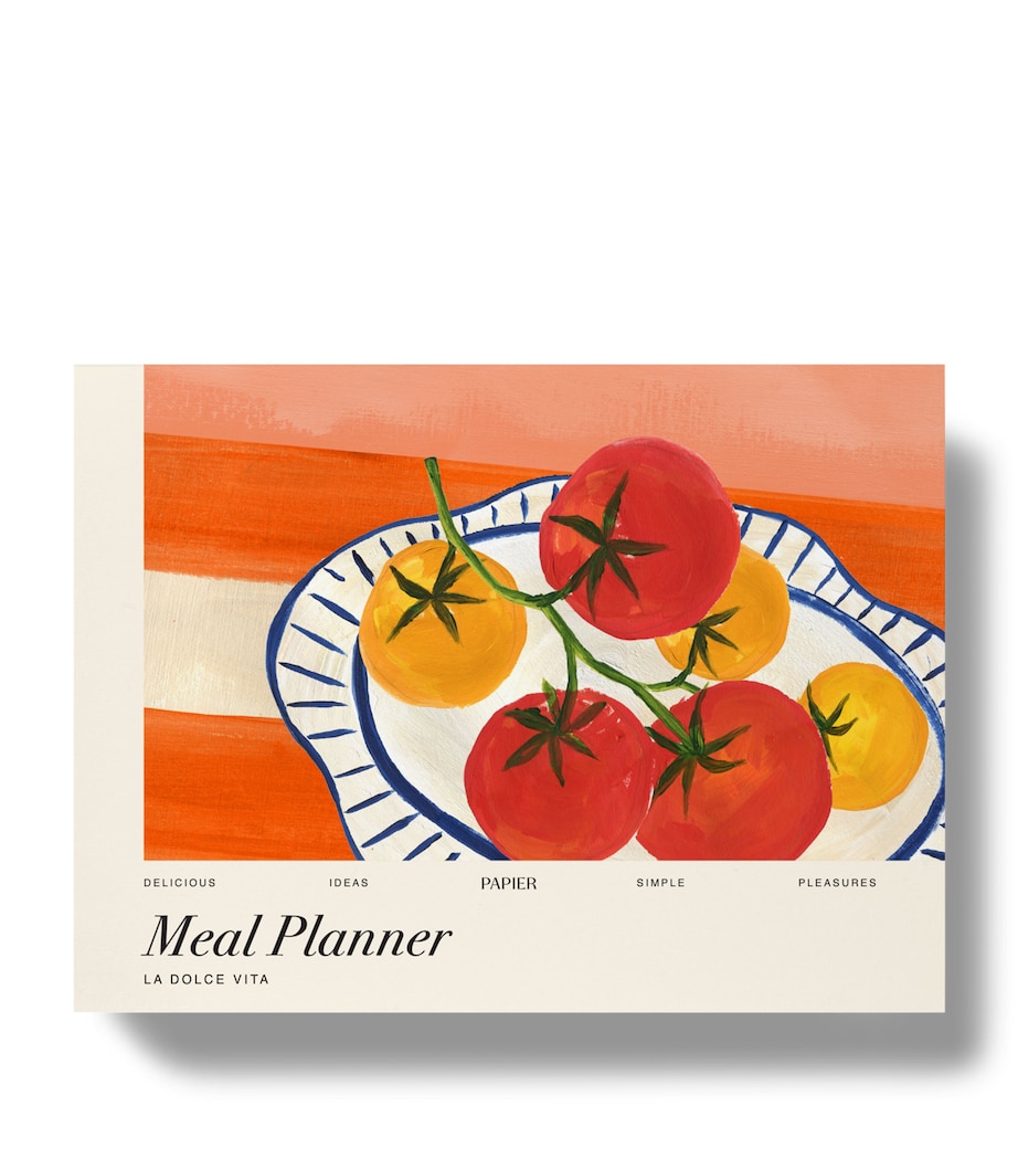 Papier La Dolce Vita Meal Planner Red Image 1