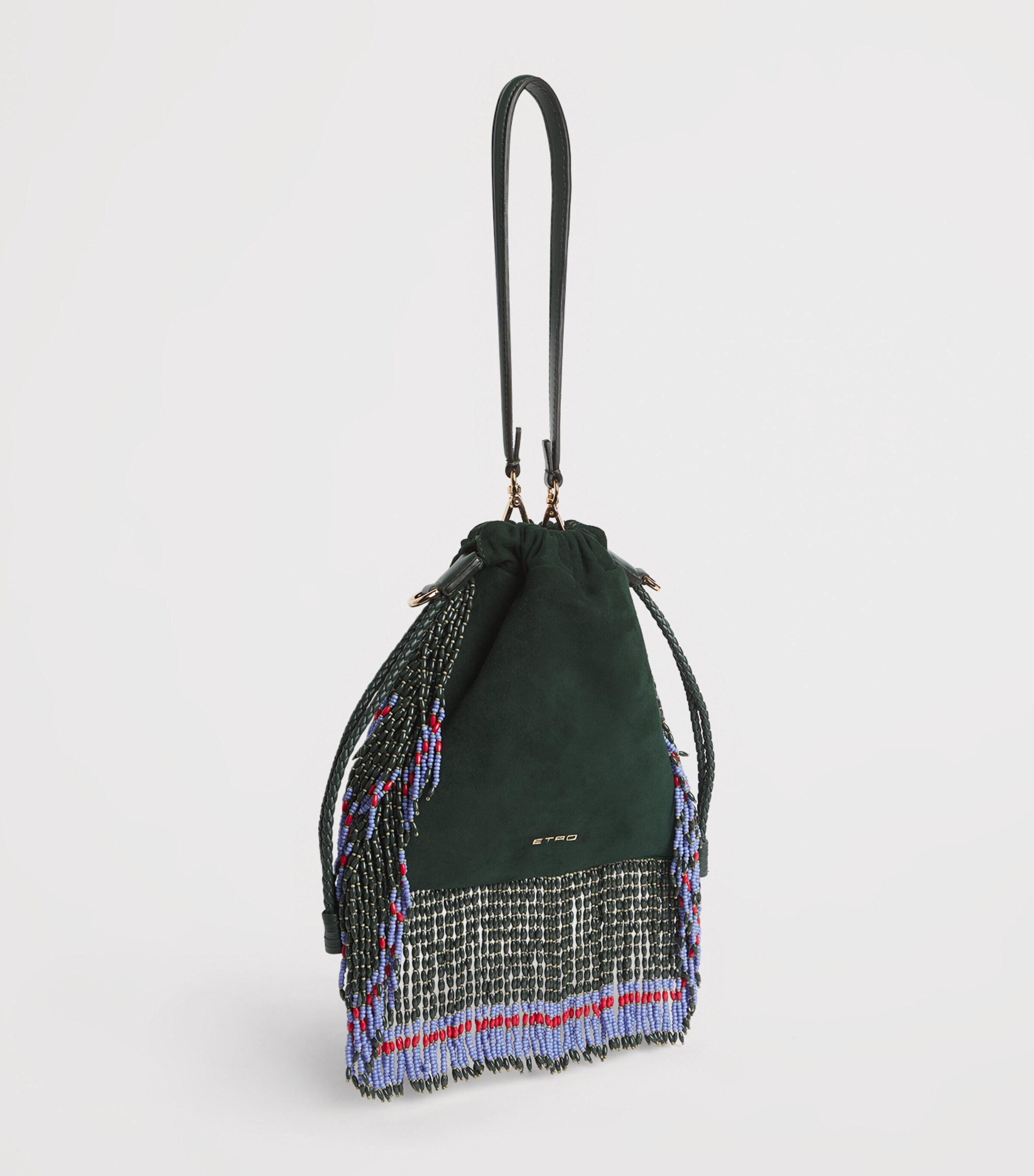 Etro Beaded Kalispera Shoulder Bag Green Image 3
