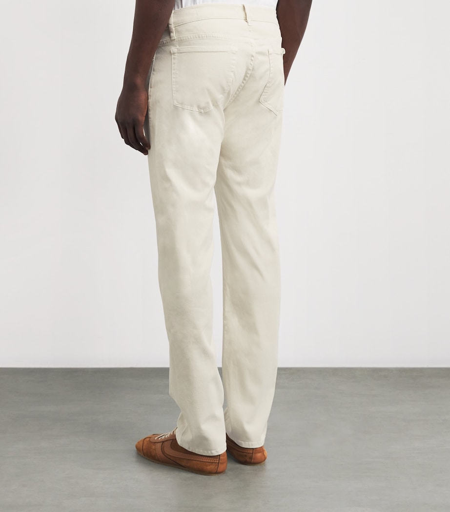 Mid-Rise Slim Jeans MKBG-MILK BEIGE Image 4