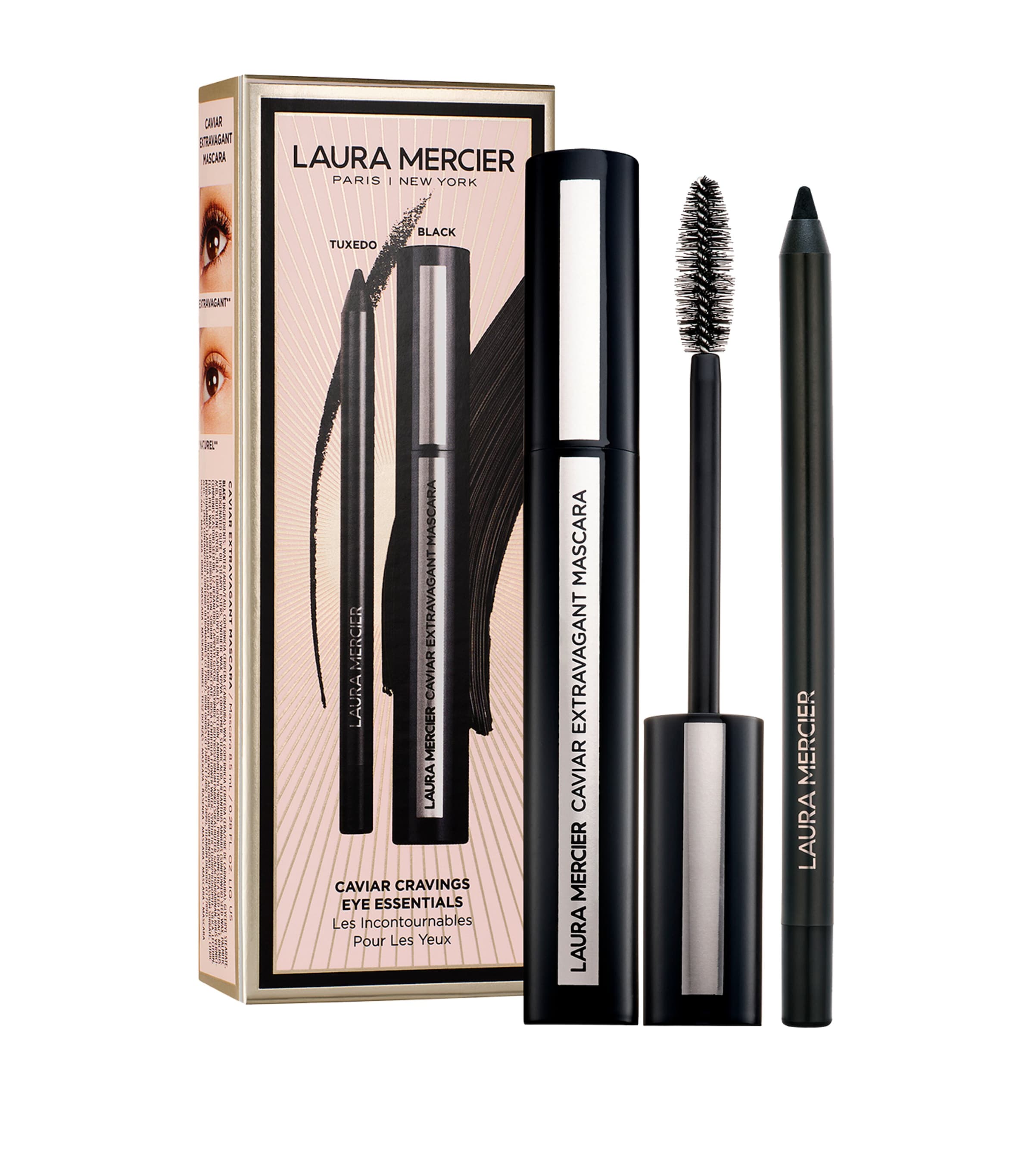 Laura Mercier 2-pc. Caviar Cravings Eye Essentials Set In Black