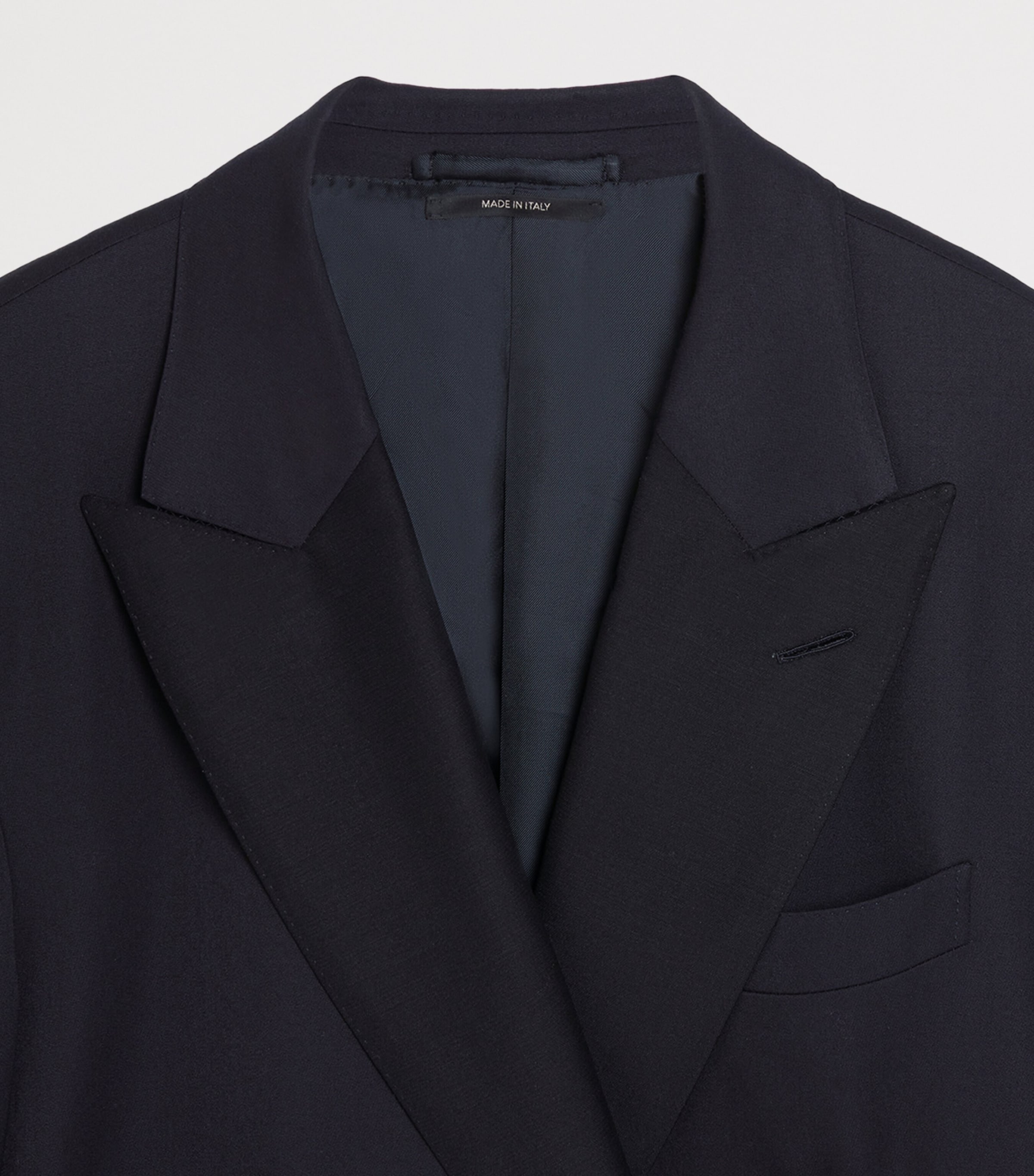 Wool-Cashmere Evening Suit Jacket 403MIDNIGHT BLUE Image 7