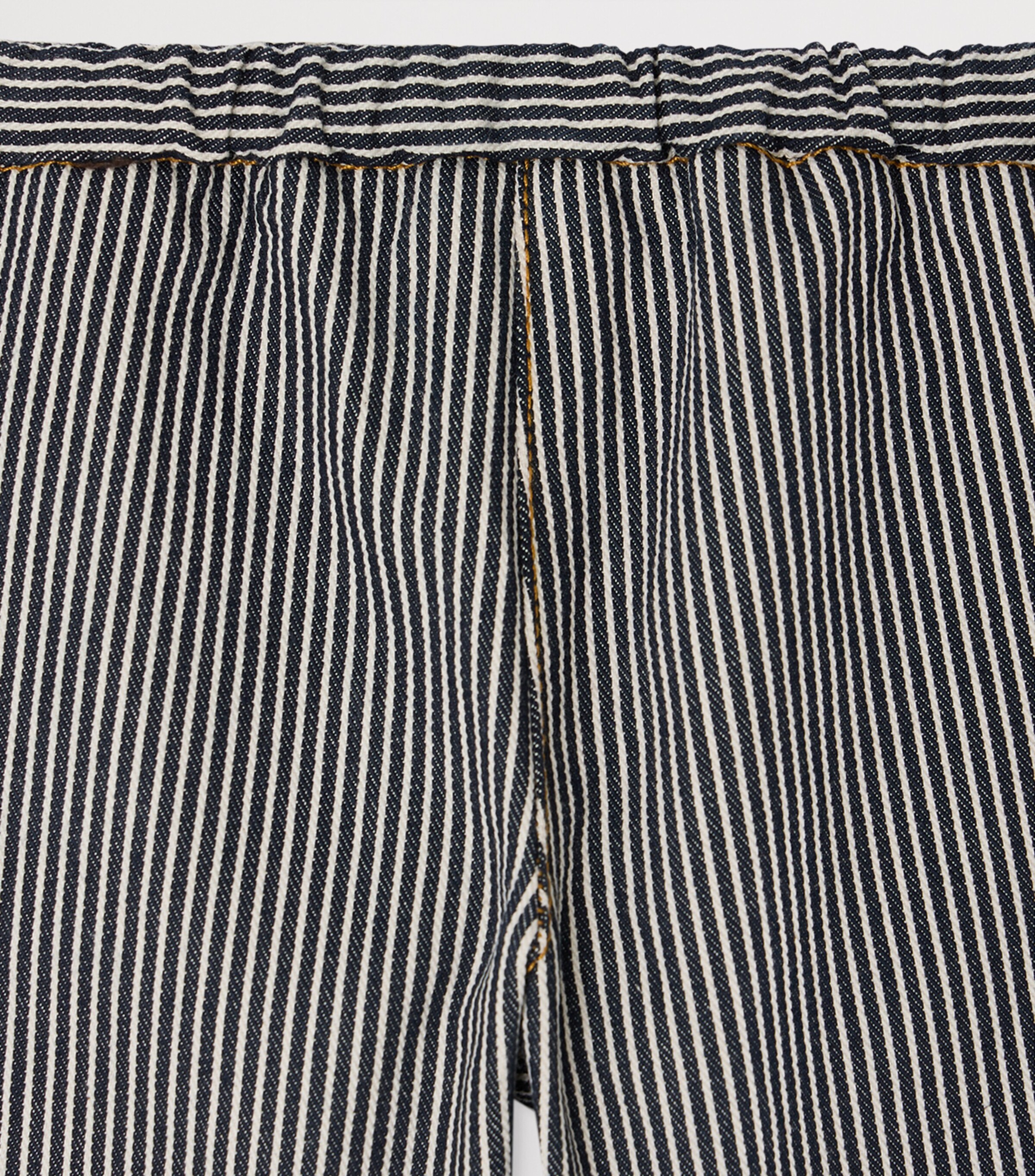 Bonpoint Cotton Striped Dandy Trousers (6-18 Months) Ra Faux Noir Image 3