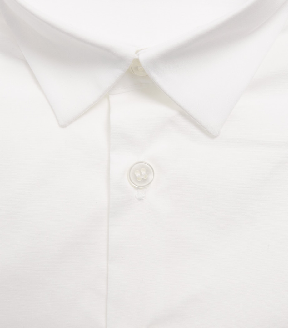 Il Gufo Stretch-Cotton Shirt (12-36 Months) White Image 2