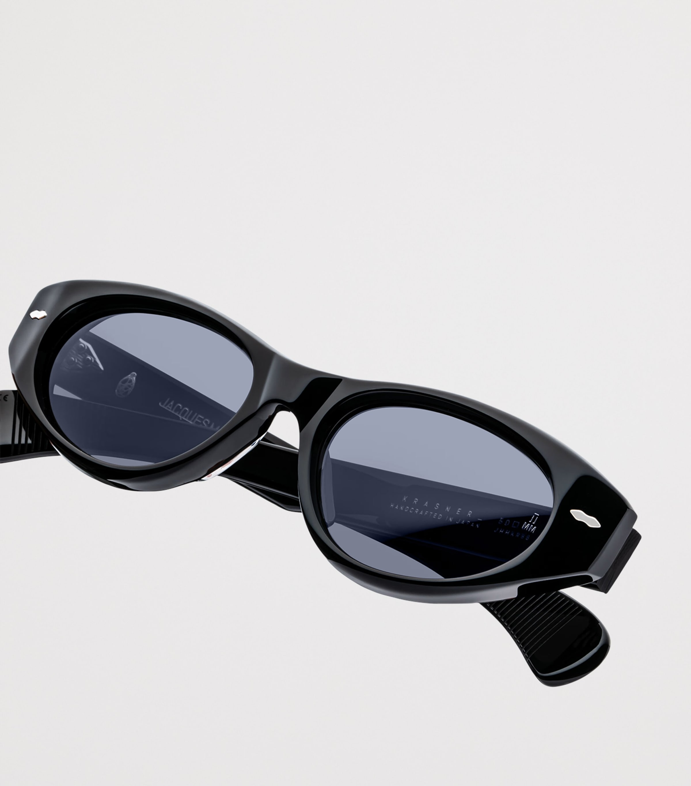 Jacques Marie Mage Krasner Oval Sunglasses Black Image 3