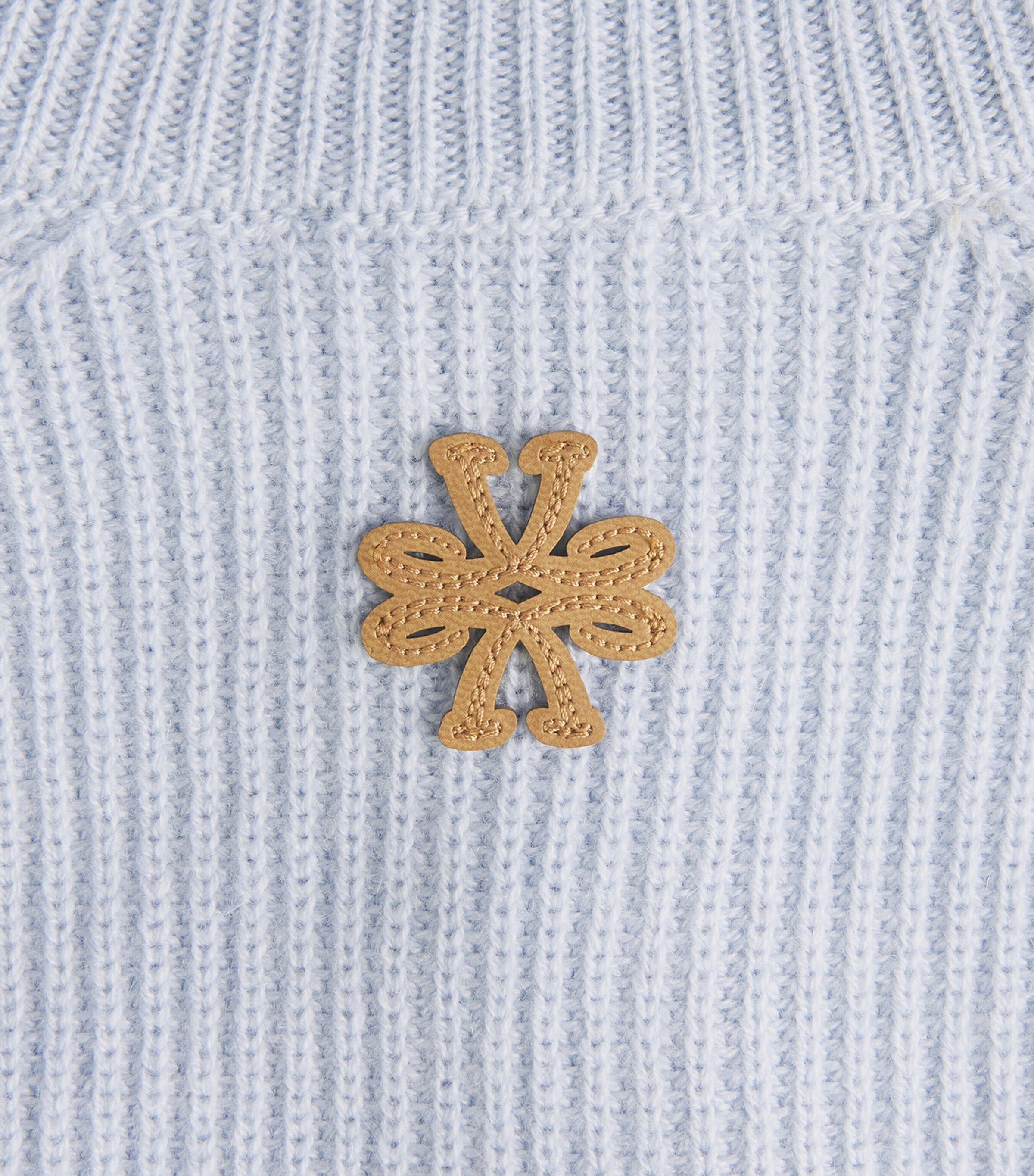 JACOB COHËN Mens Cashmere Funnel-Neck Sweater Azure Image 6