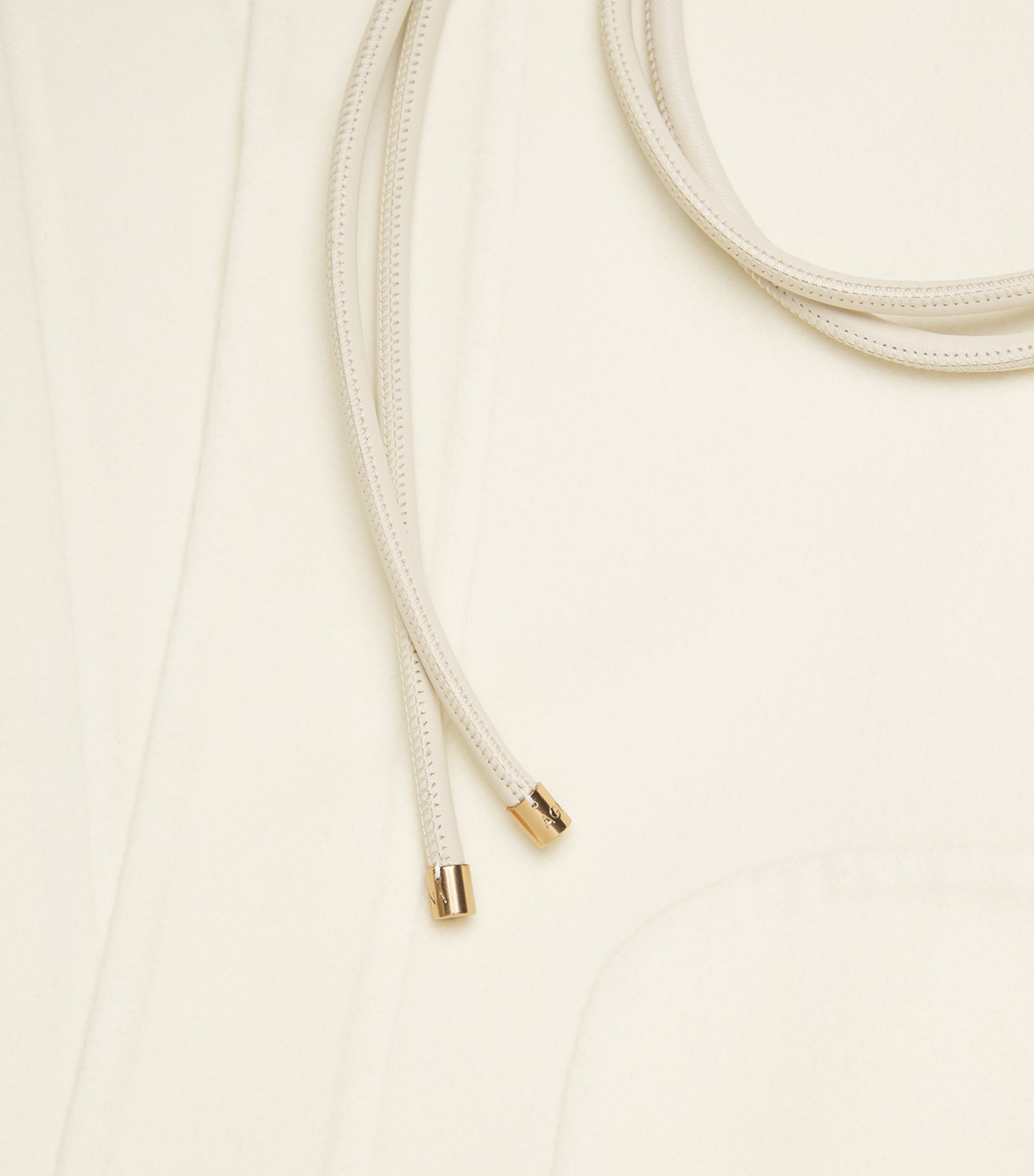 Wool-Cashmere Sleeveless Belted Jacket N02 WHITE Image 5