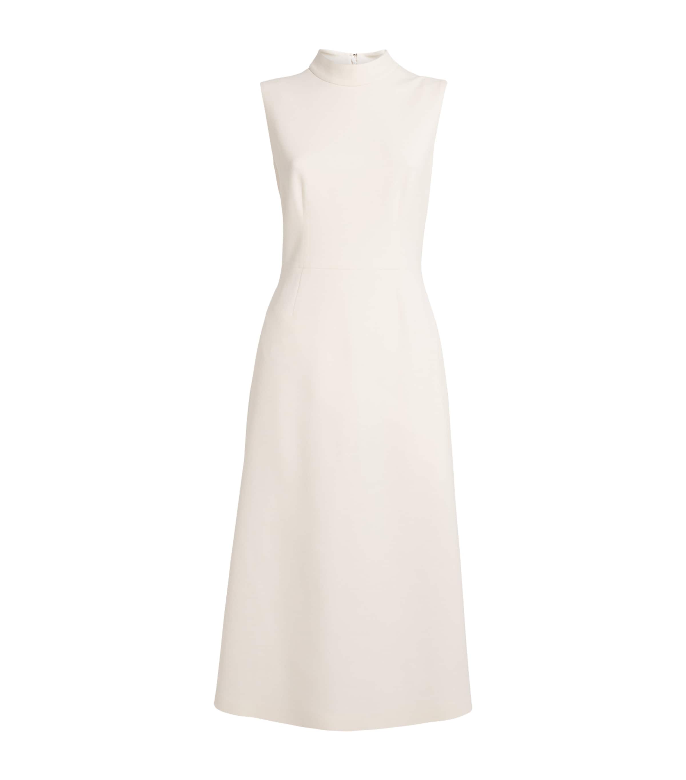 Nomadissem Wool-blend Midi Dress In White
