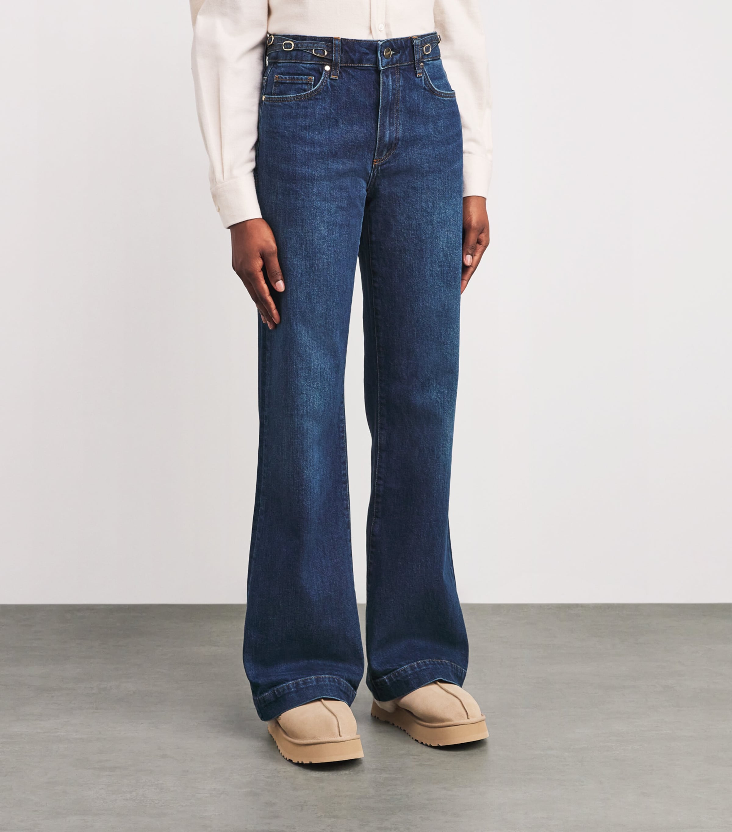 Leenah Wide-Leg Jeans TECHNIQUE Image 3