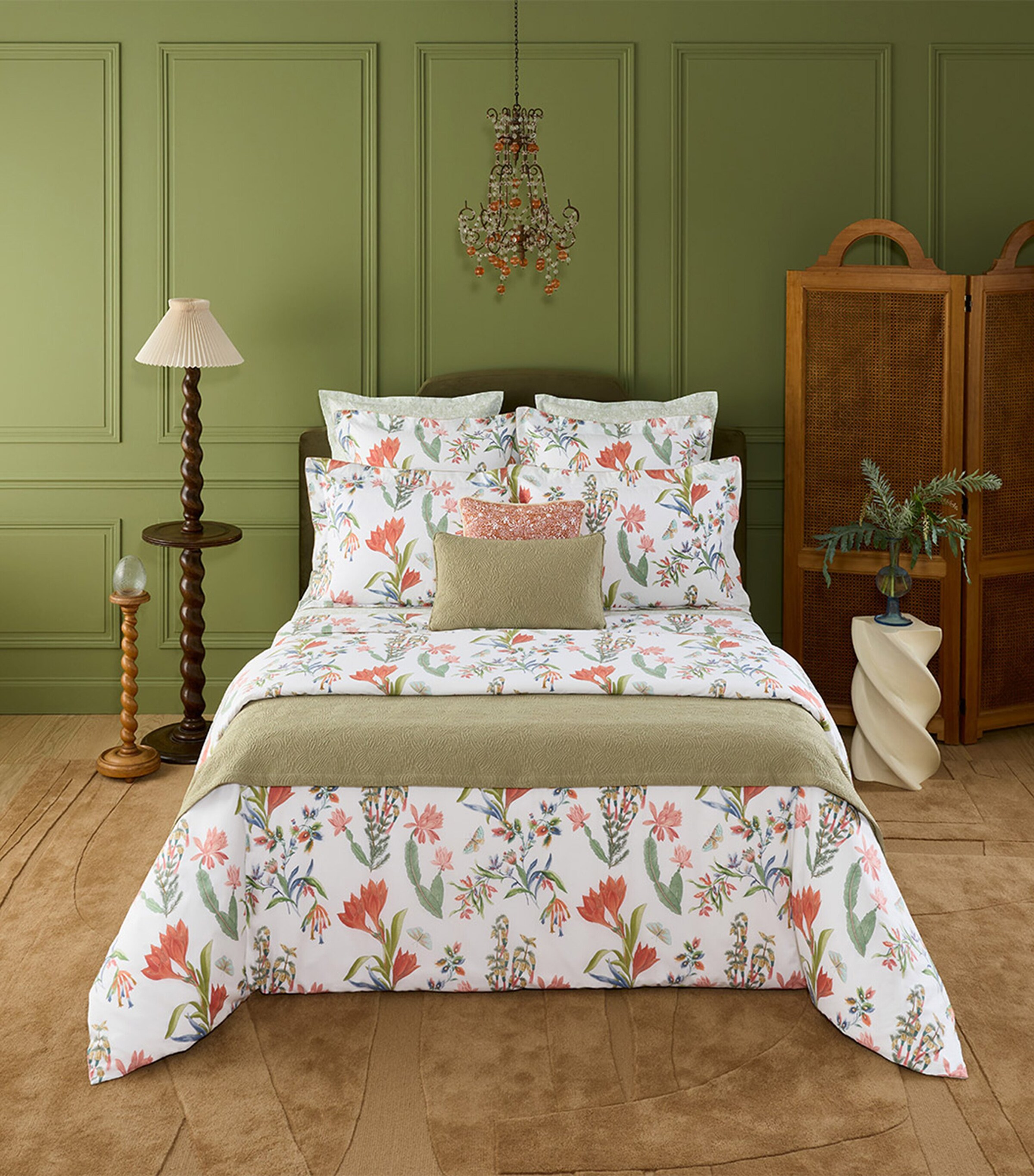 Yves Delorme Eze Super King Duvet Cover (260cm x 220cm) Multicoloured Image 2