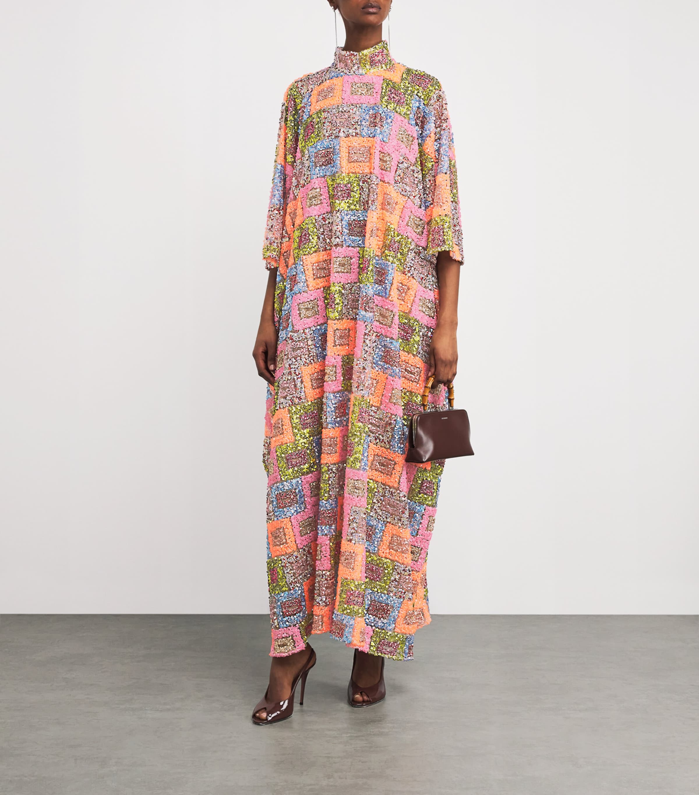 Sequinned Bermuda Kaftan MULTICOLOR Image 2